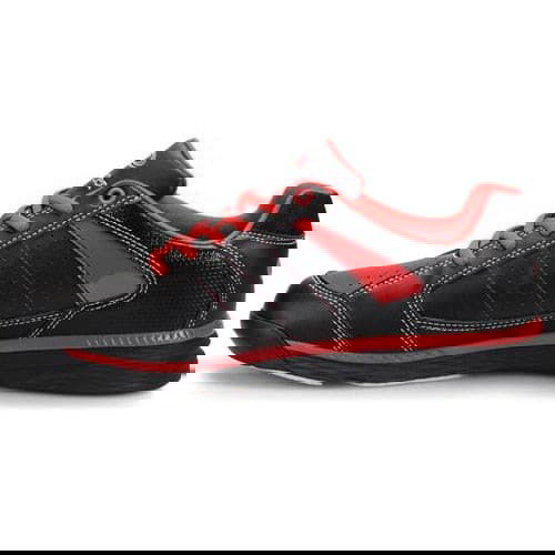 Dexter Men's Ricky IV Black/Red Wide Bowling Shoes - Comfortable & Durable for Professional & Casual Bowling Games