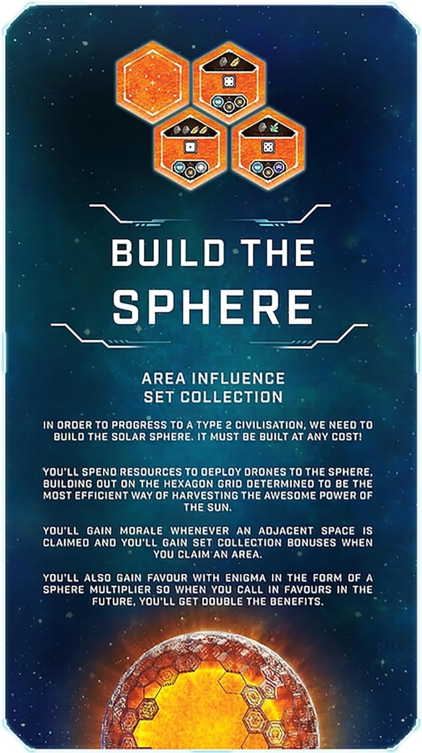 Solar Sphere Base Strategy Board Game by Dranda Games - 1-4 Players, Ages 14+ - Perfect for Family Game Nights and Strategy Enthusiasts