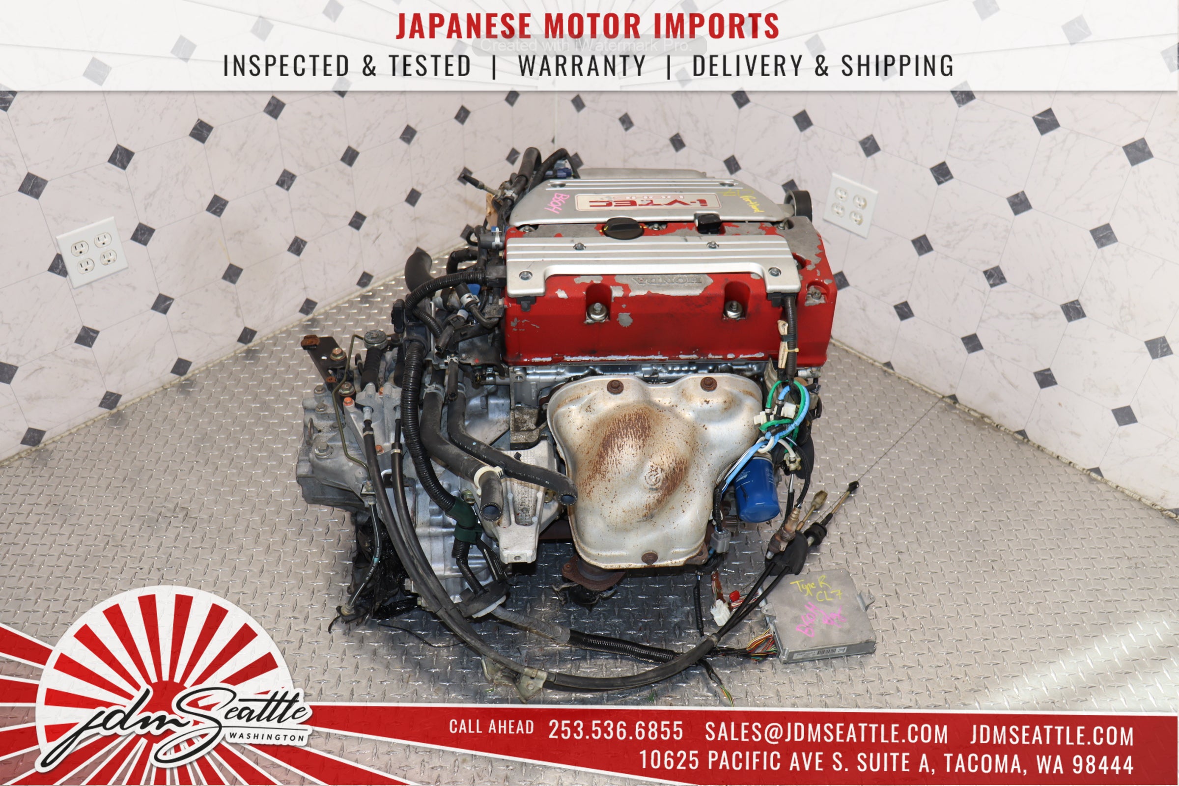 JDM K20A CL7 EURO R iVTEC 2.0L Engine with 6-Speed LSD Manual Transmission - High Performance Swap for Honda Civic, Integra, RSX | Racing & Street Tuning