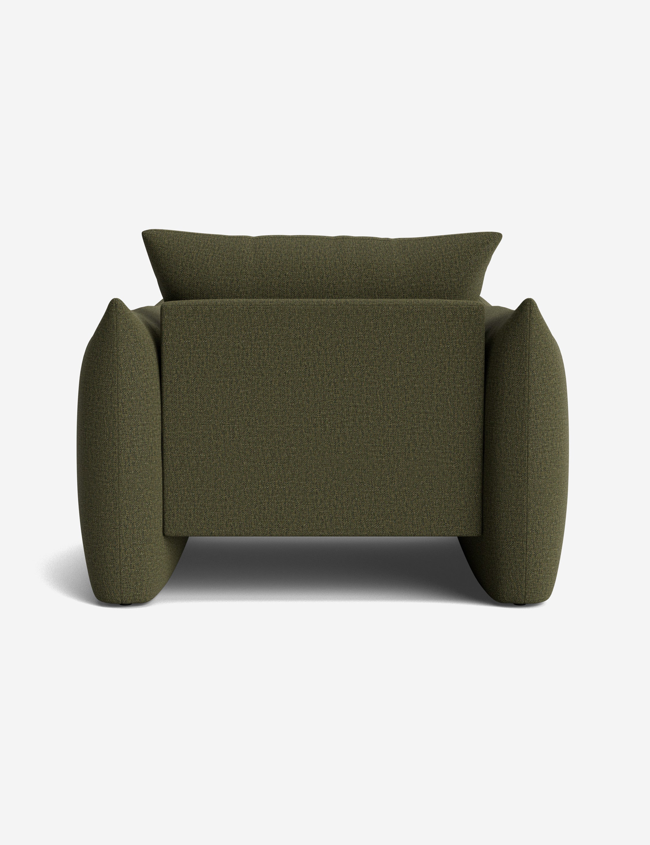 Stylish Banks Accent Chair - Modern Upholstered Lounge Chair for Living Room, Bedroom & Office - Comfortable Reading Chair with Sturdy Wooden Legs