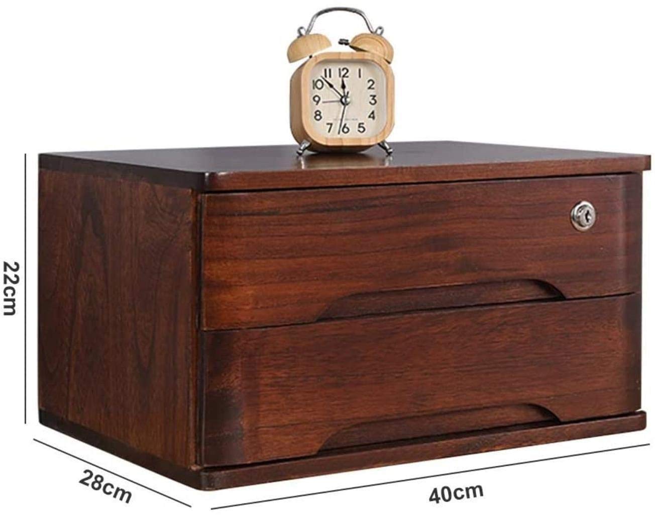 2-Layer Wooden Desktop File Cabinet with Drawer - A1 Size Office Organizer for Documents, Stationery & Accessories | Perfect for Home Office, Study Desk & Workspace Organization