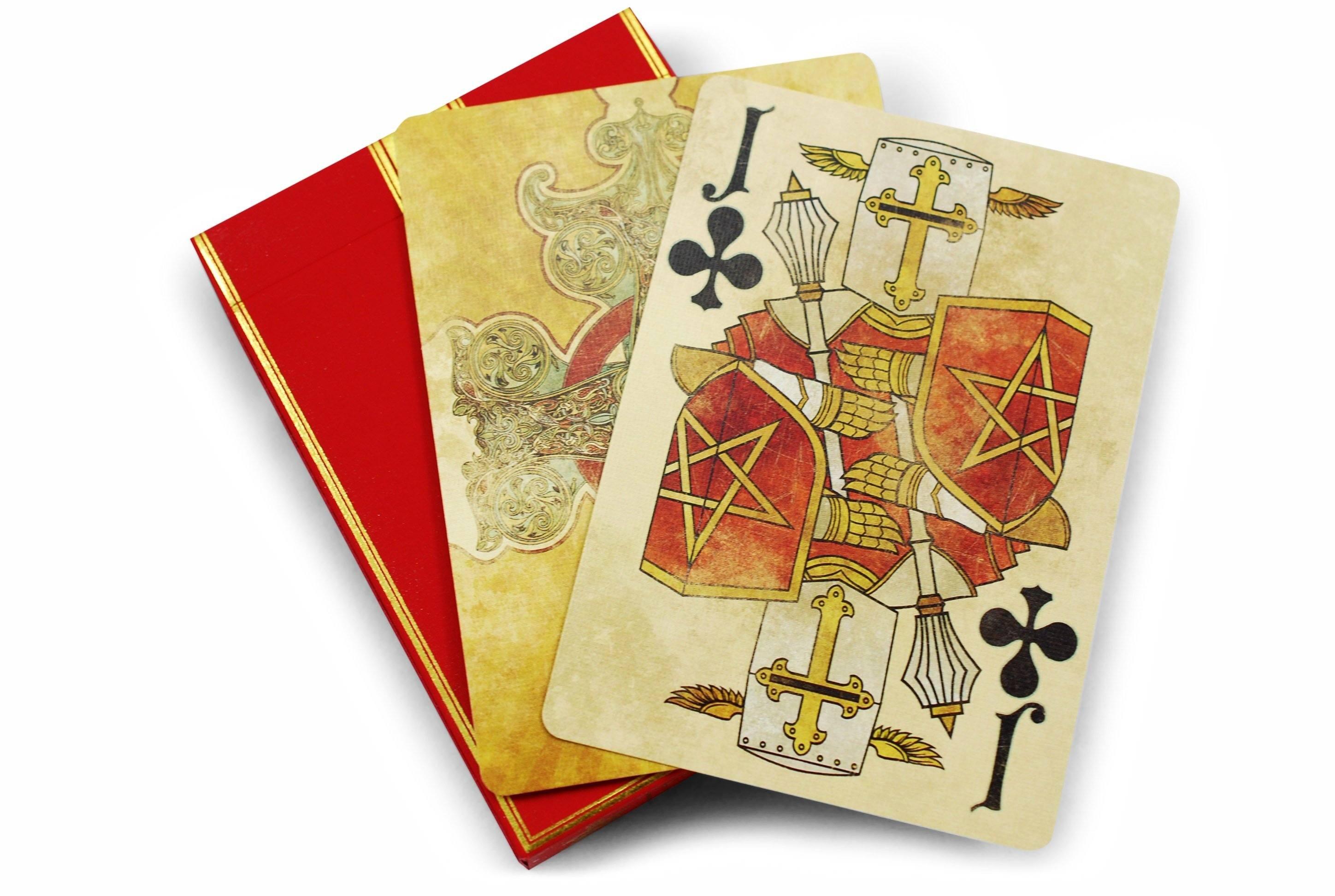 Arthurian Excalibur Edition Playing Cards - Premium Collectible Deck for Magic Tricks, Poker & Card Games - Perfect for Gifts, Game Nights & Medieval Theme Parties