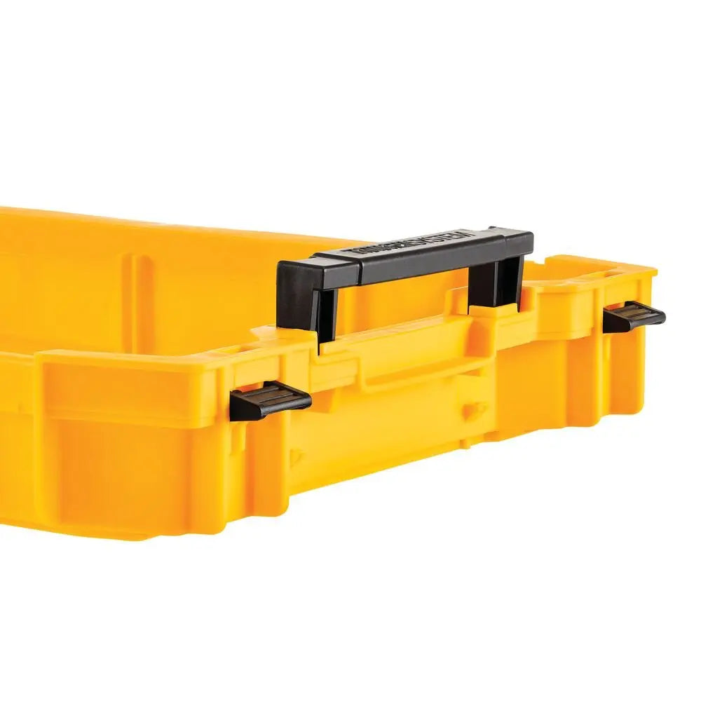 DEWALT DWST08110 TOUGHSYSTEM® Shallow Tool Tray - Durable Storage Organizer for Tools & Accessories | Perfect for Job Sites, Workshops & Garage Organization