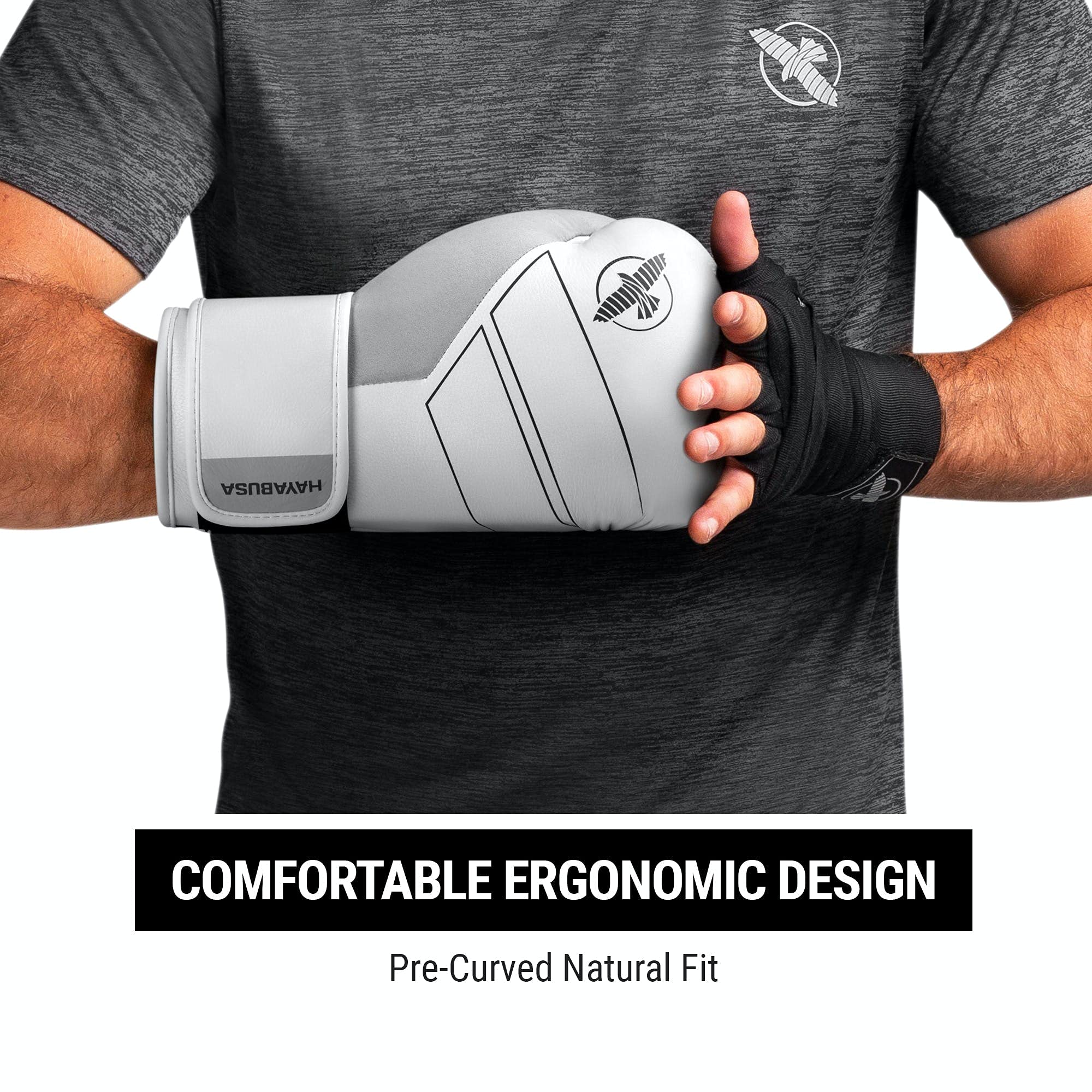 Hayabusa S4 Premium Leather Boxing Gloves for Men & Women - Training, Sparring, Heavy Bag Workouts, MMA & Kickboxing
