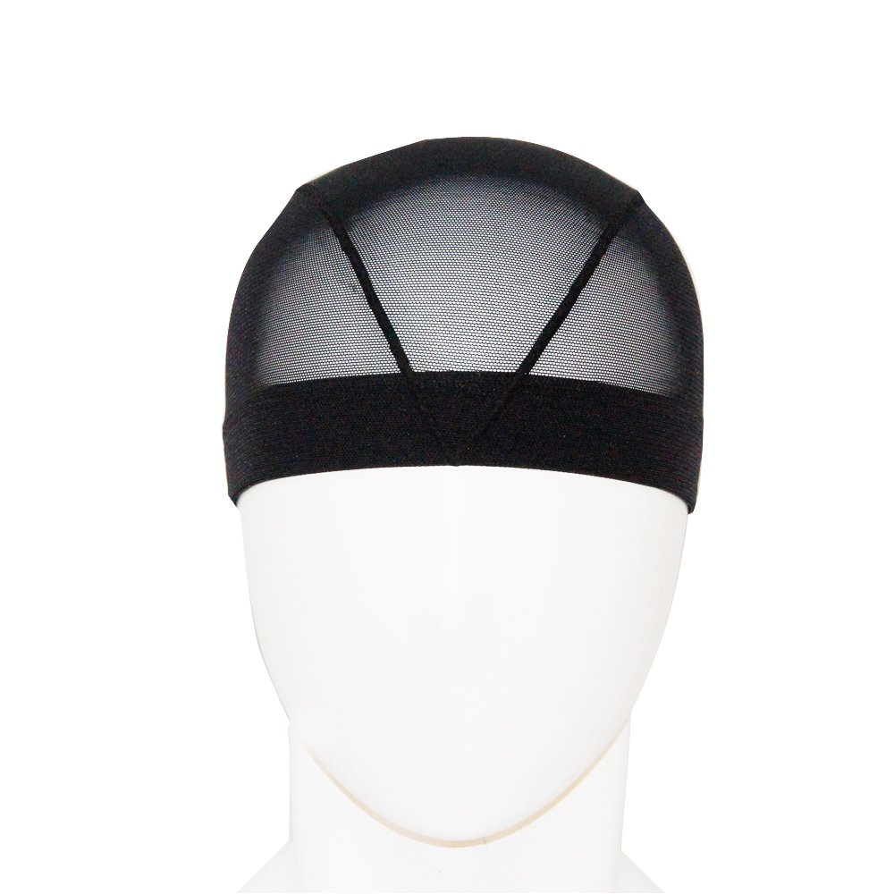 2 Pack Anti-Slip Mesh Wig Dome Caps - Breathable Reusable Wig Caps for Women, Men & Kids - Black (S/M/L/XL/2XL/3XL) - Perfect for Cosplay, Daily Wear & Hair Styling