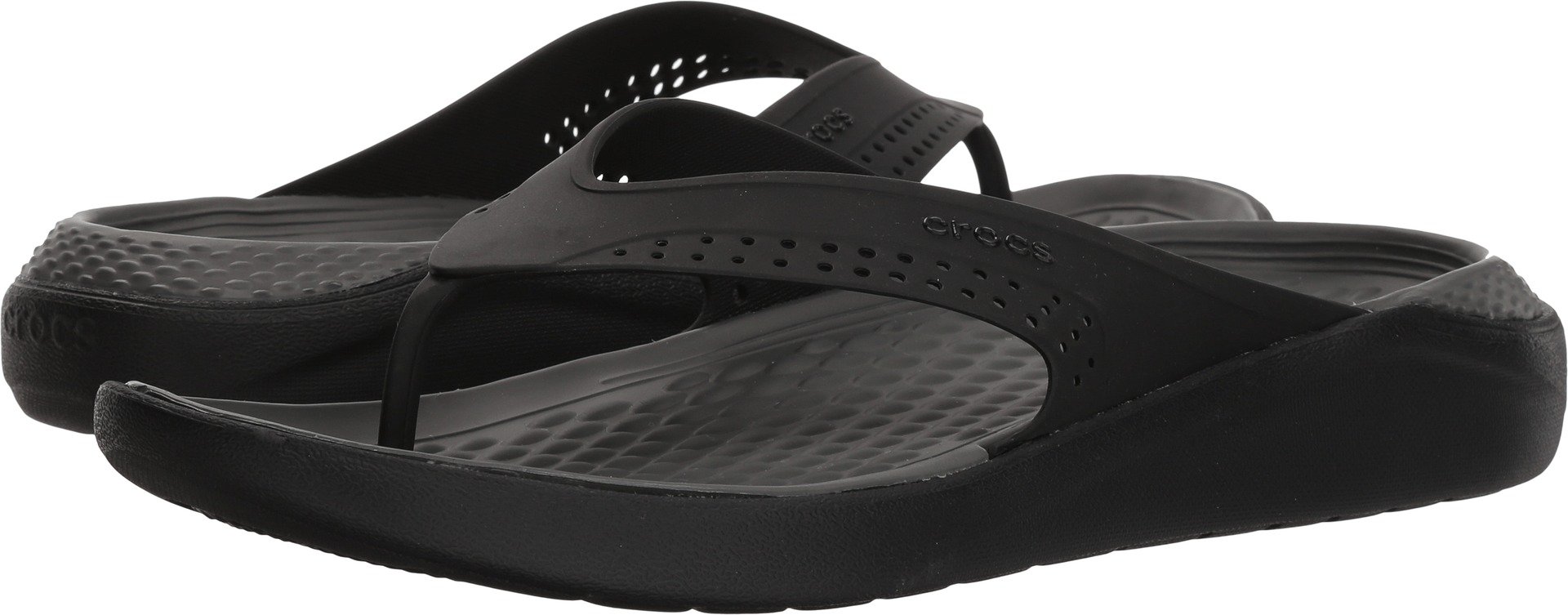 Crocs LiteRide Flip Flops for Men & Women - Comfortable Unisex Sandals for Beach, Pool & Casual Wear