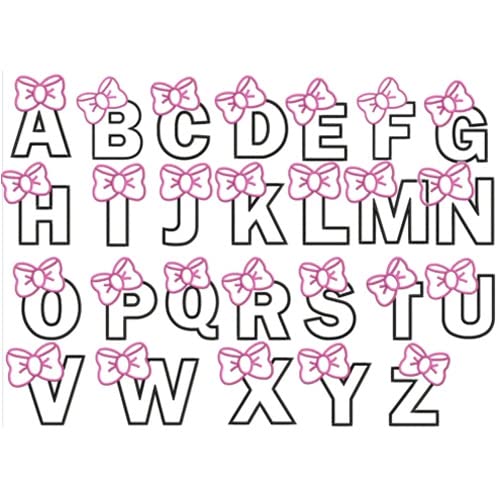 BOW ALPHABET1