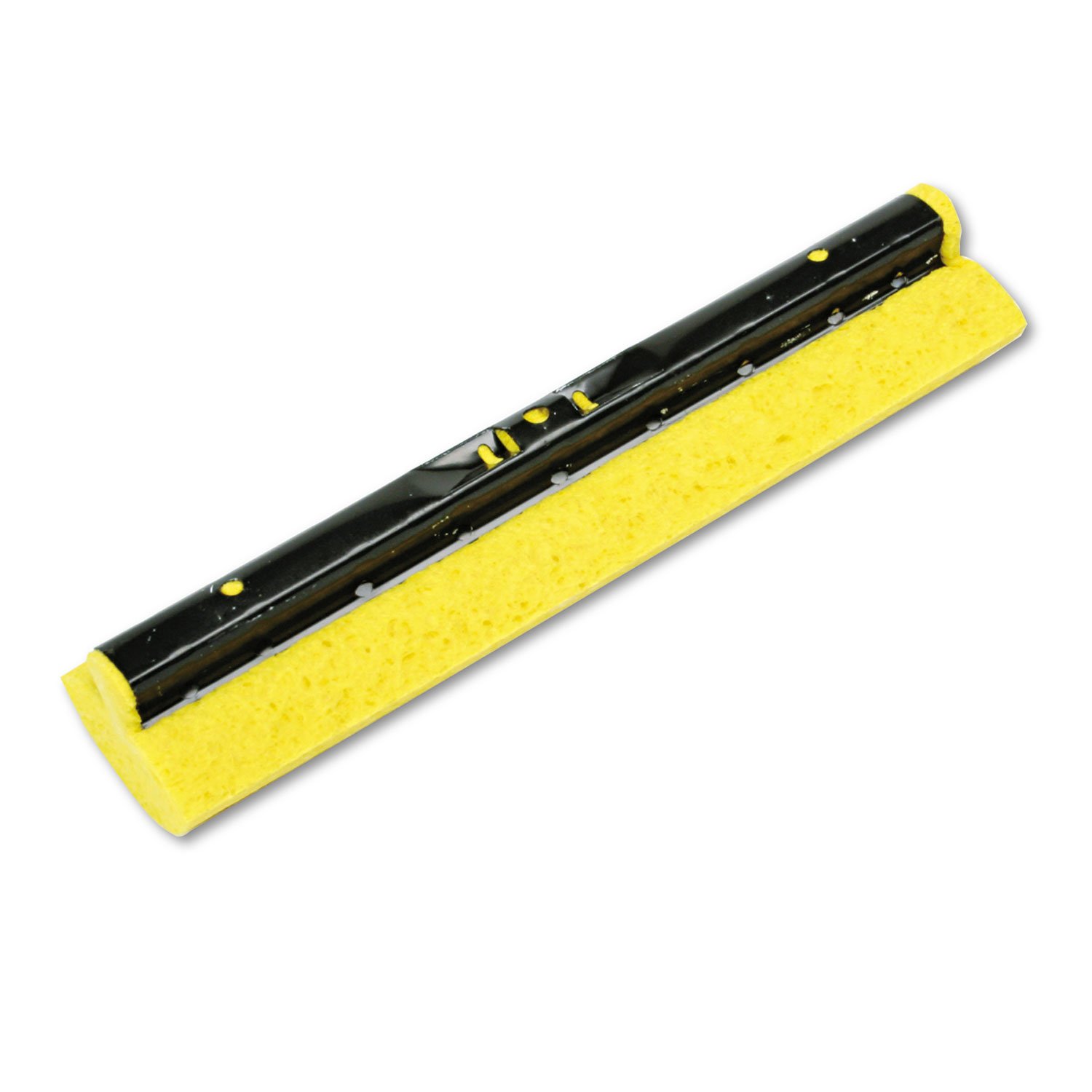 Rubbermaid Commercial 6436YEL 12-Inch Yellow Mop Head Refill for Steel Roller Sponge - Heavy Duty Cleaning for Restaurants, Hospitals, and Commercial Kitchens