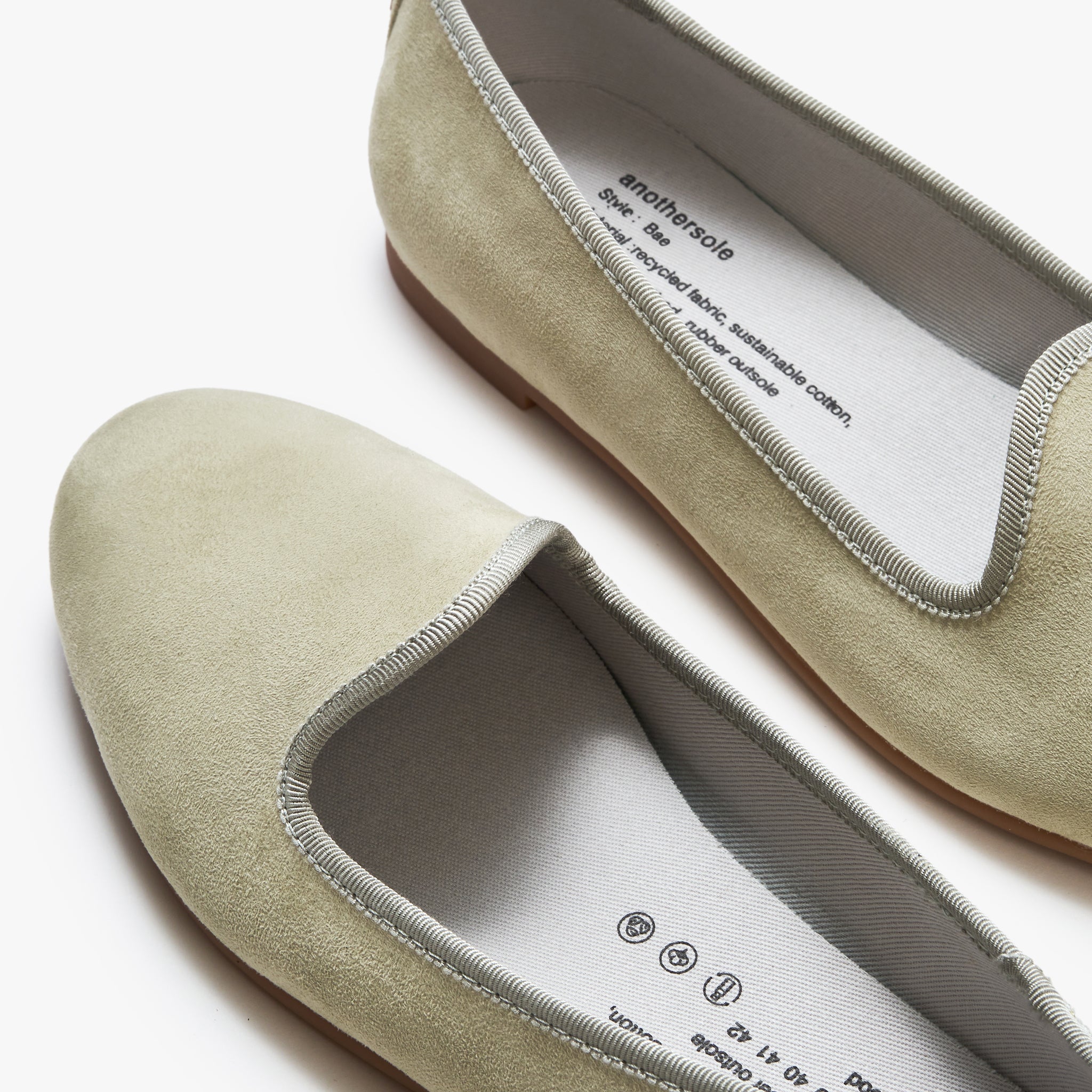 Bae Easy Loafers for Women - Comfortable Slip-On Casual Shoes in Sage Green | Perfect for Work, Travel & Everyday Wear