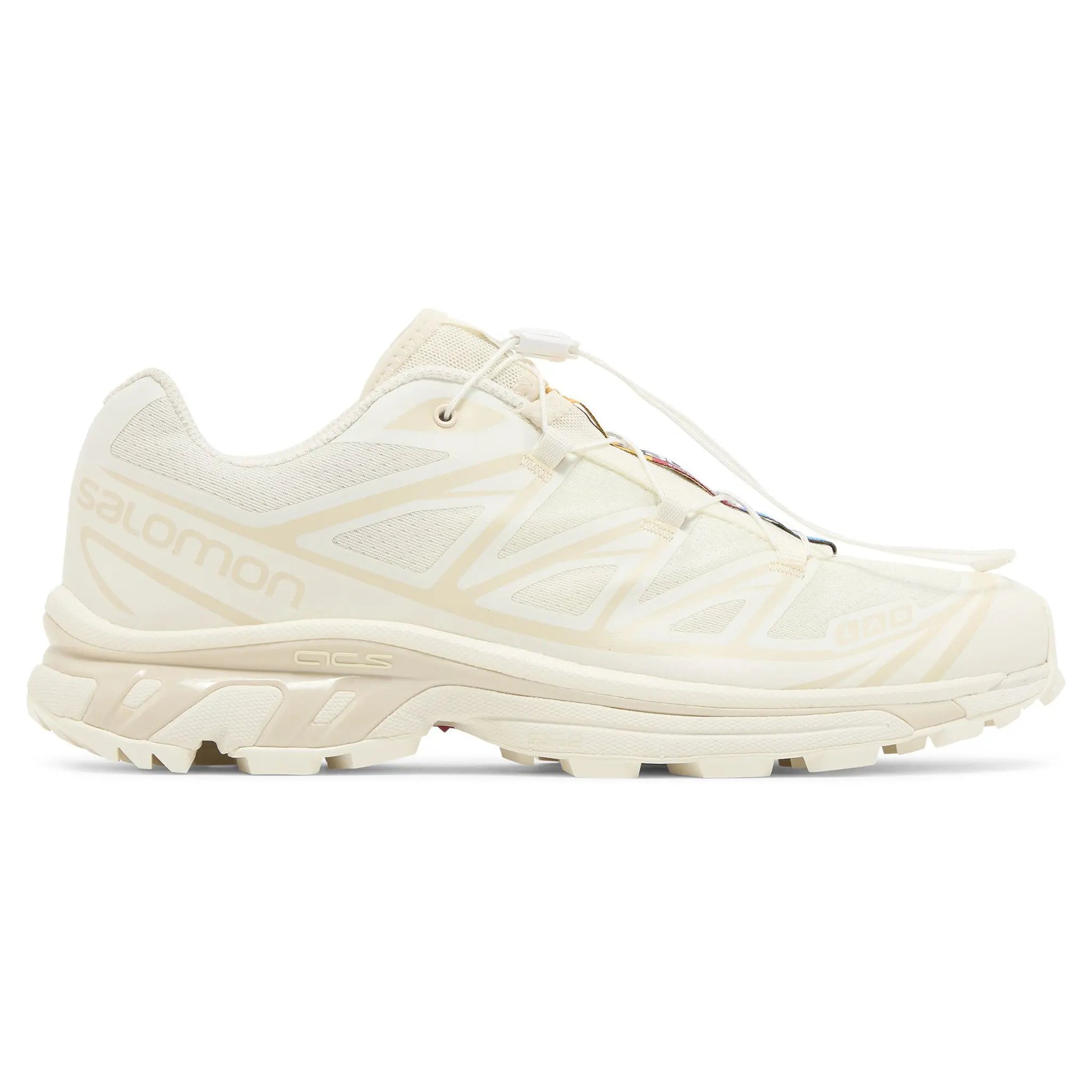 Salomon XT 6 Vanilla Ice Trail Running Shoes - Lightweight Hiking Sneakers for Men & Women - Perfect for Outdoor Adventures & Urban Exploration