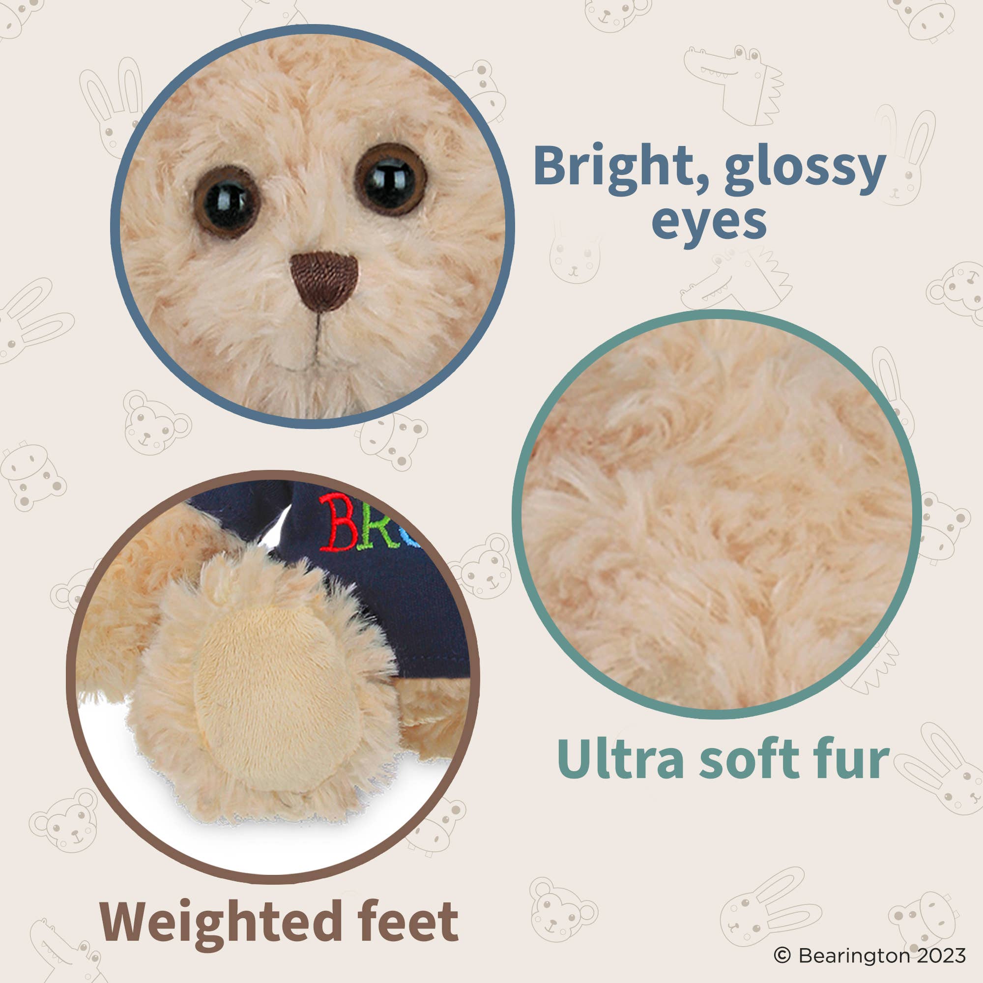 Big Buddy Big Brother Bear - Soft Plush Stuffed Animal Toy for Kids, Gifts for Boys & Girls, Nursery Decor, Cuddly Companion for Bedtime & Playtime