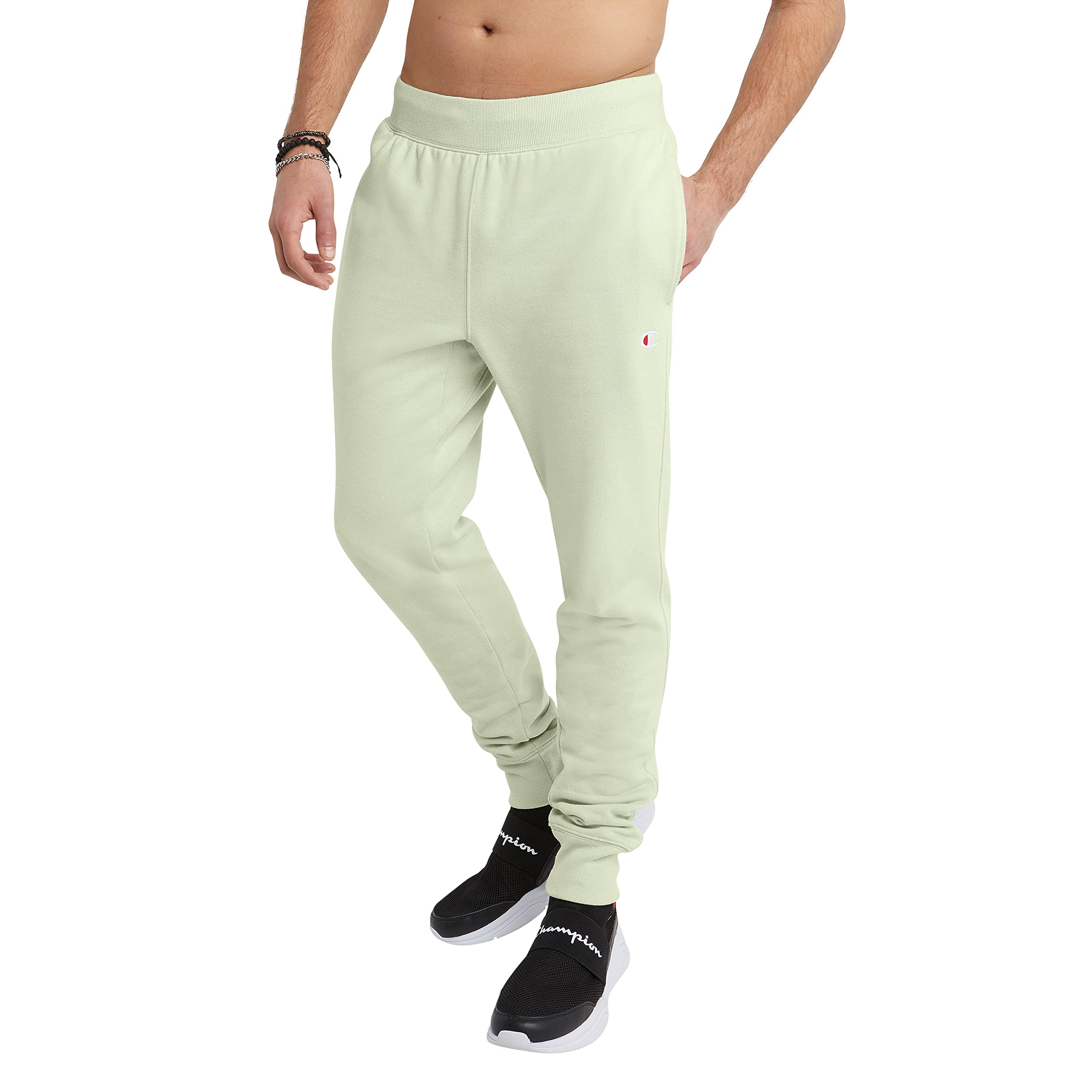 Champion Men's Reverse Weave Sweatpants with Pockets - Comfortable Lounge Pants & Joggers (30.5