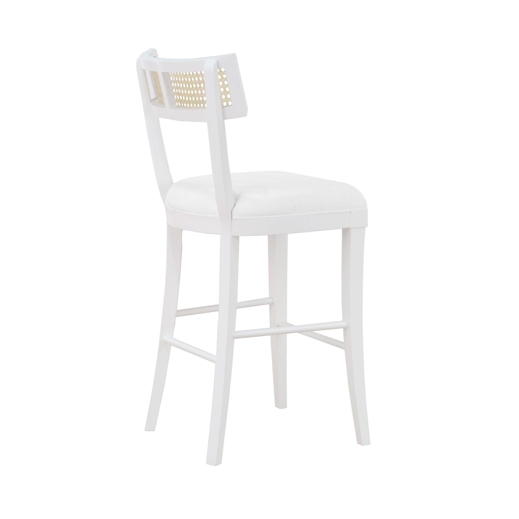 Britta White Counter Stool - Modern Kitchen & Bar Stool for Dining, Breakfast Nook & Home Decor