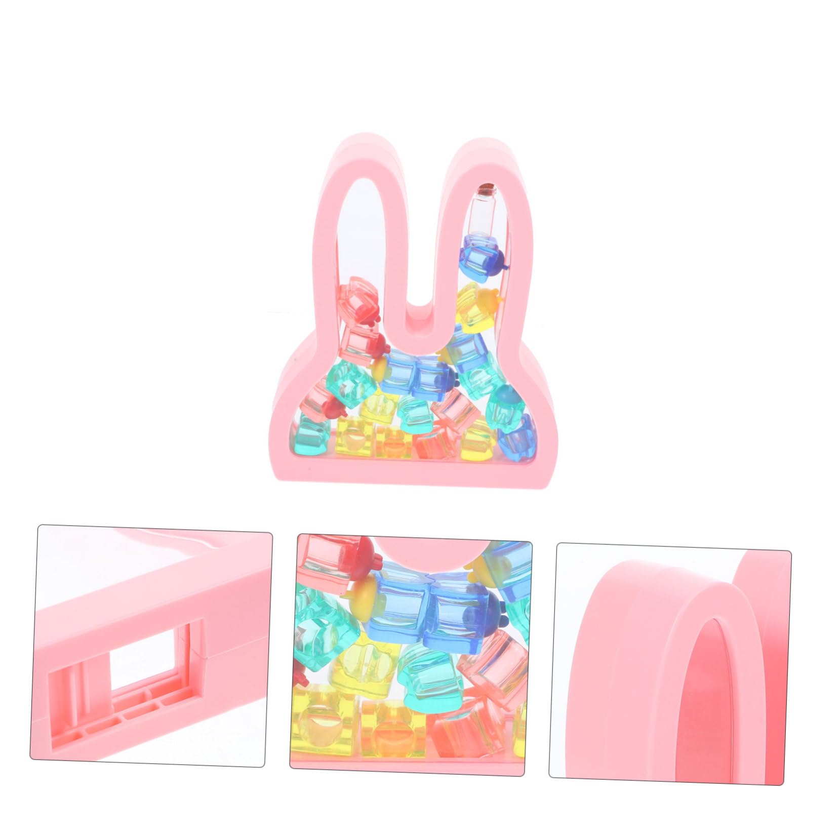 GARVALON 1 Set Baby Hair Clip Holder - Deciduous Tooth & Lanugo Collection Keepsake Organizer - ABS Plastic Baby Hair Accessory Storage for Newborn First Haircut & Milestone Memories - Perfect for Nursery, Baby Shower Gifts & Memory Boxes