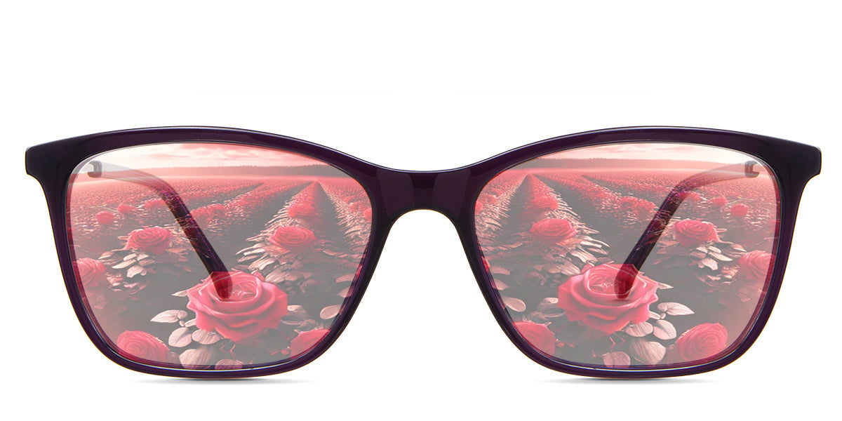Elle Women's Prescription Tinted Glasses - Stylish & UV Protection for Everyday Wear, Reading, and Outdoor Activities