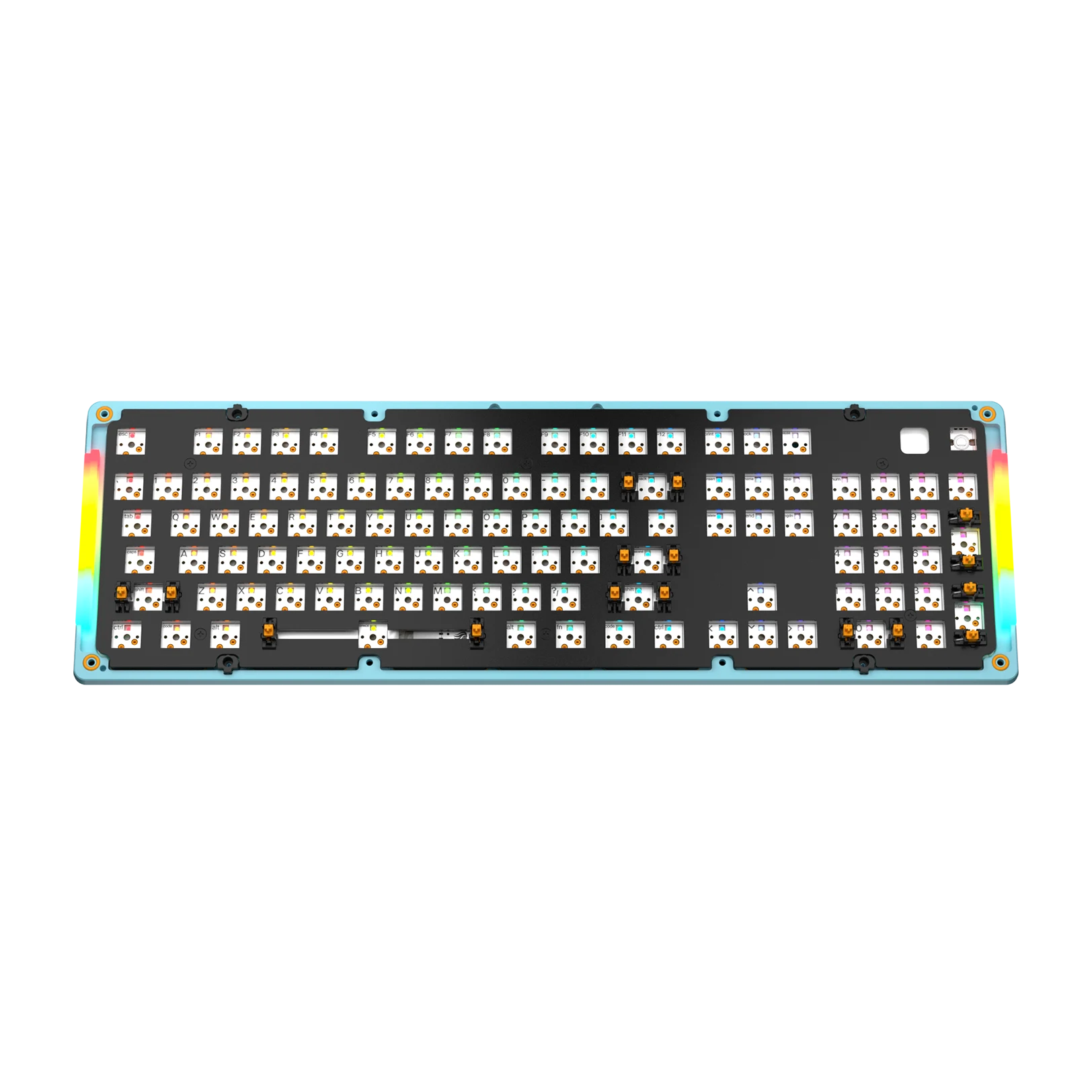 GMMK 3 Limited Edition Metal Bottom Case - Laguna Blue (100% Size) | Premium Keyboard Base for Gaming & Typing Enthusiasts | Perfect for PC Builds & Mechanical Keyboard Customization