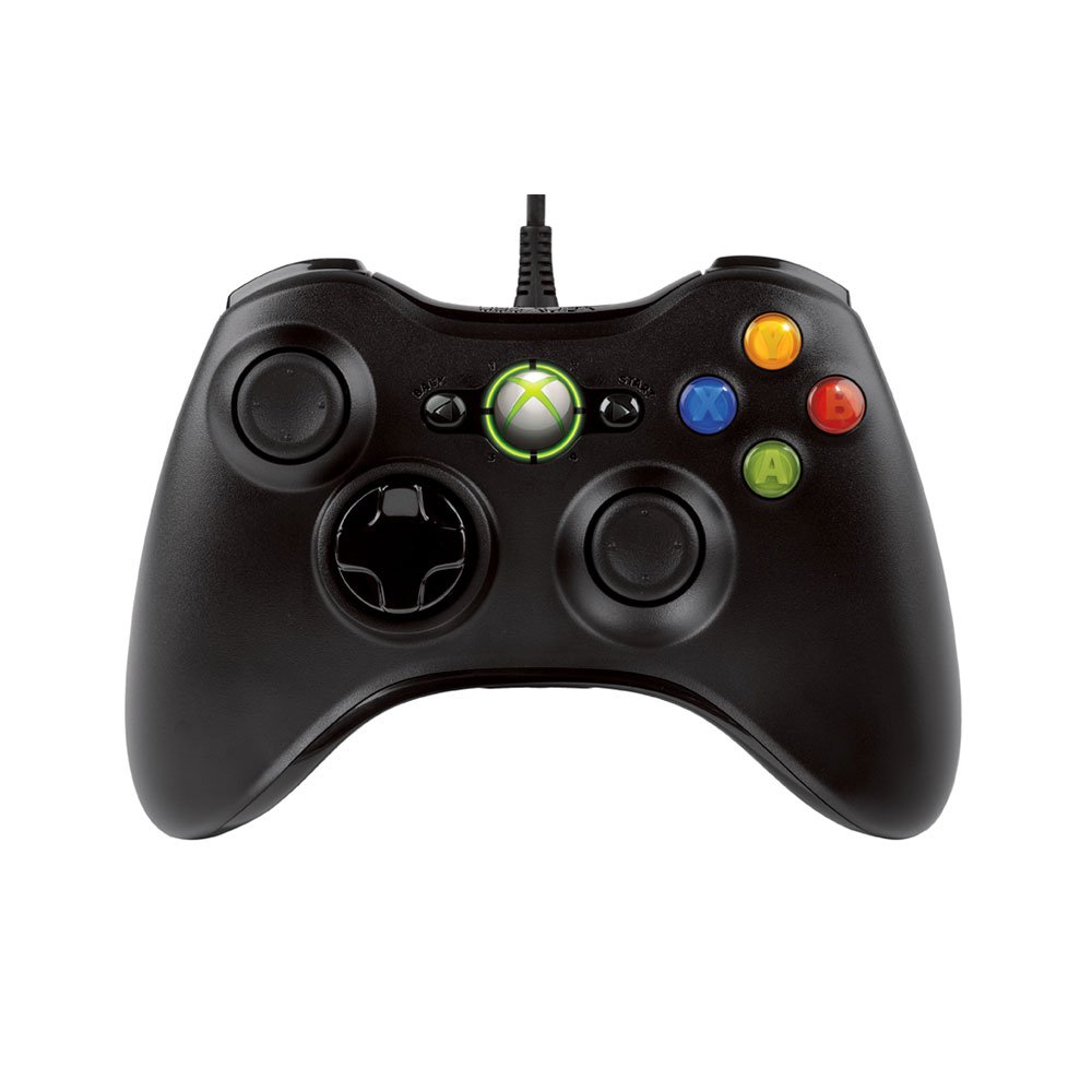 Xbox 360 Wired Controller - Black for Gaming & PC