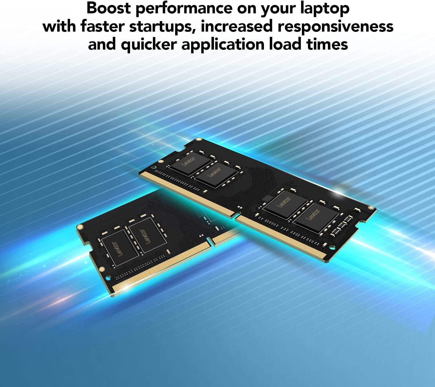 Lexar SODIMM DDR4 3200MHz CL22 8GB/16GB Laptop Memory RAM - Upgrade for Gaming, Business & Home Computers - Compatible with Dell, HP, Lenovo & More