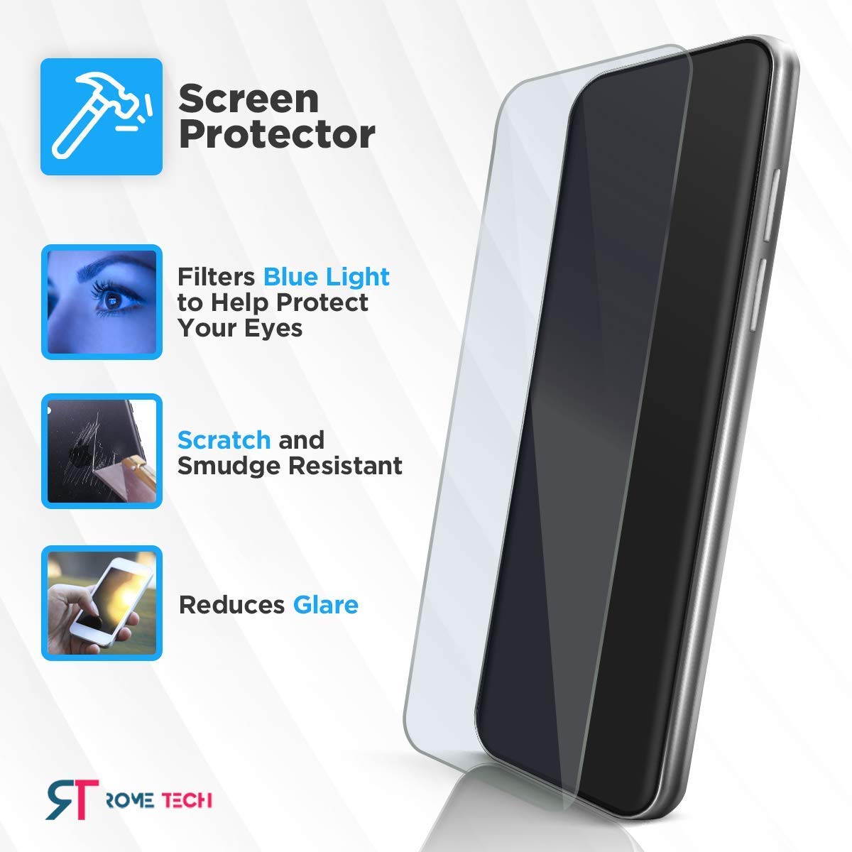 Ultra Thin Clear Case for Apple iPhone 7/8/SE 2020 - Shockproof Protective Cover with Blue Light Blocking & Wireless Charging Compatible - Perfect for Daily Use, Work, and Travel Protection