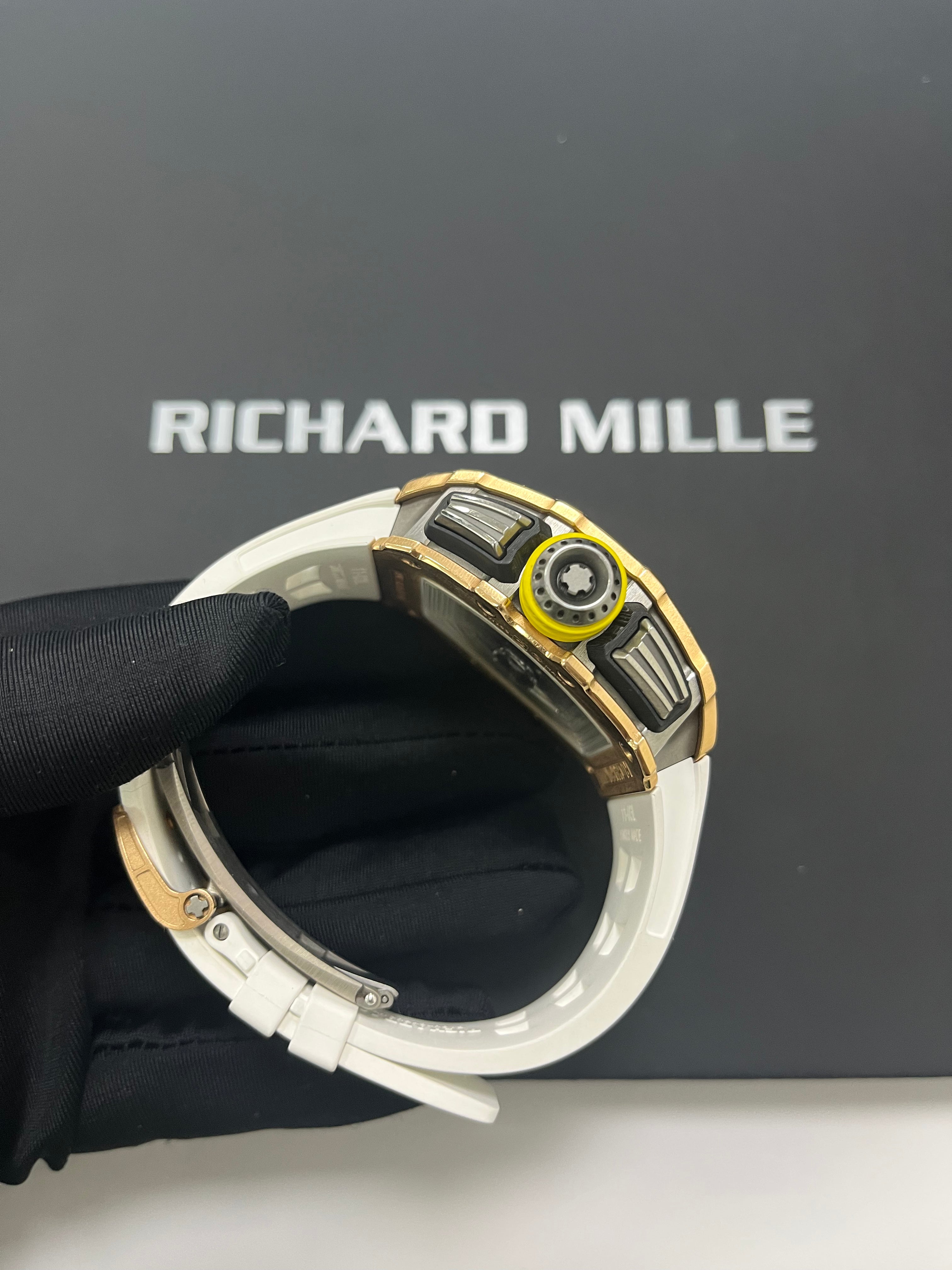 Richard Mille RM 11-03 Rose Gold Titanium Automatic Flyback Chronograph Watch - Luxury Sports Timepiece for Racing Enthusiasts & Collectors