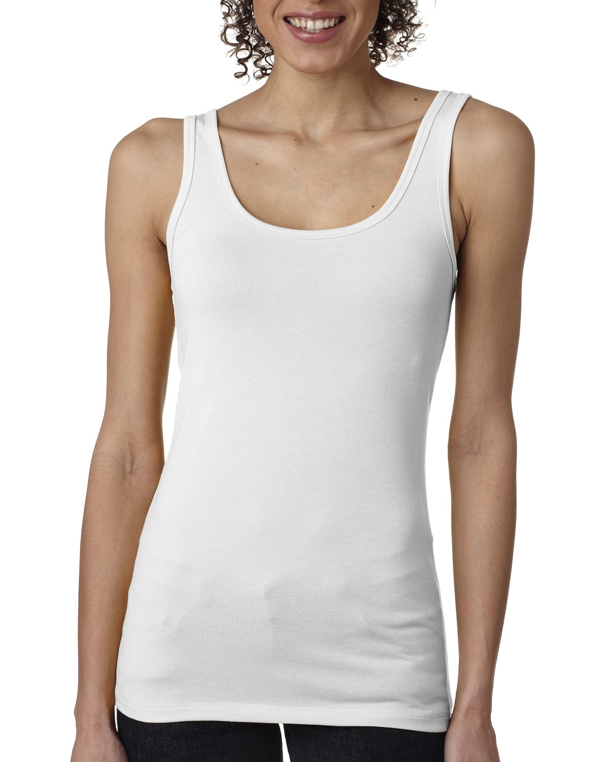 Next Level Apparel Women's 40 Singles Jersey Tank Top - Soft Breathable Sleeveless Shirt for Yoga, Gym & Summer Outfits | Comfortable Casual Wear for Women