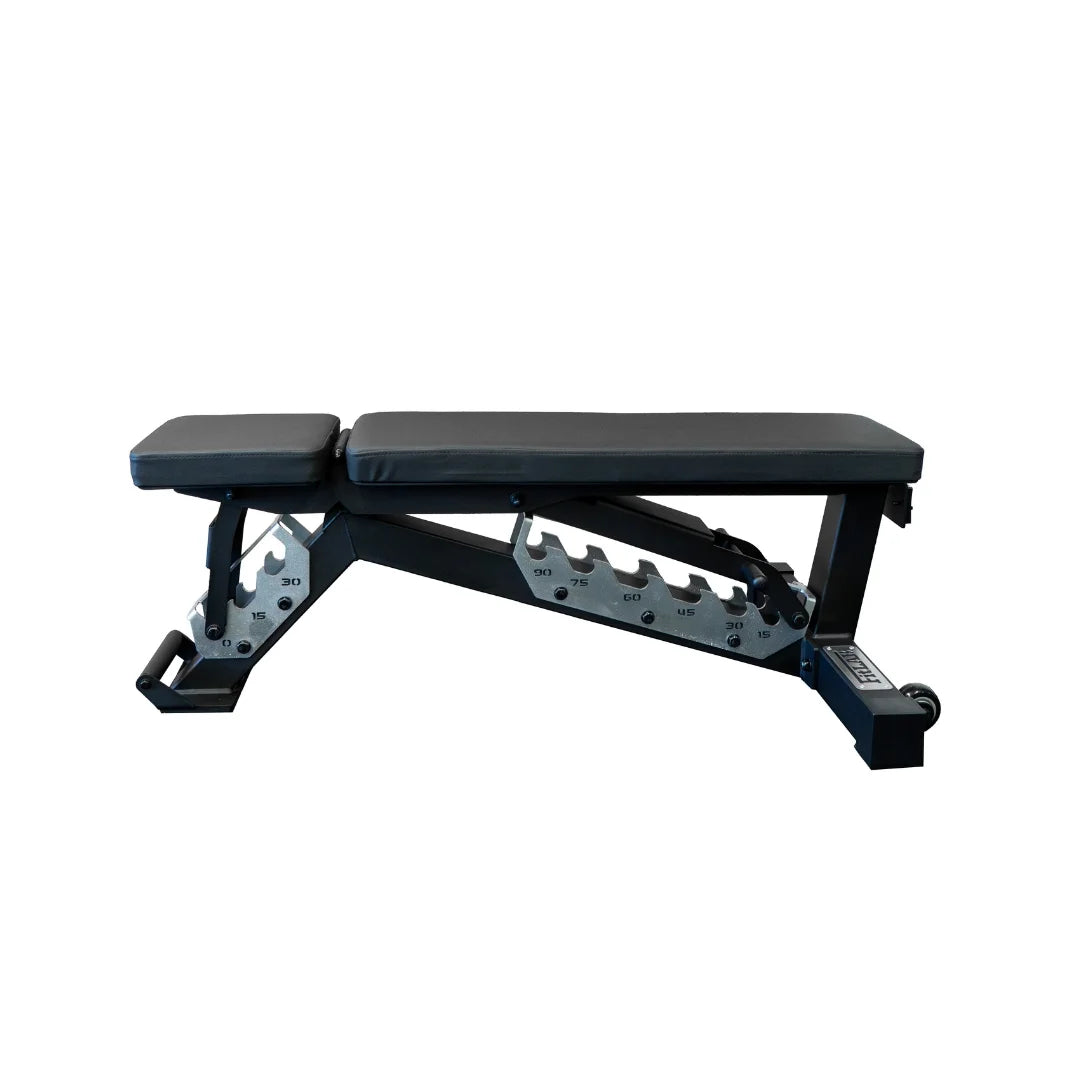 FITLAB Commercial Pro Series Adjustable Weight Bench for Strength Training - Heavy Duty Gym Equipment for Full Body Workout | Perfect for Home Gym & Commercial Fitness Centers