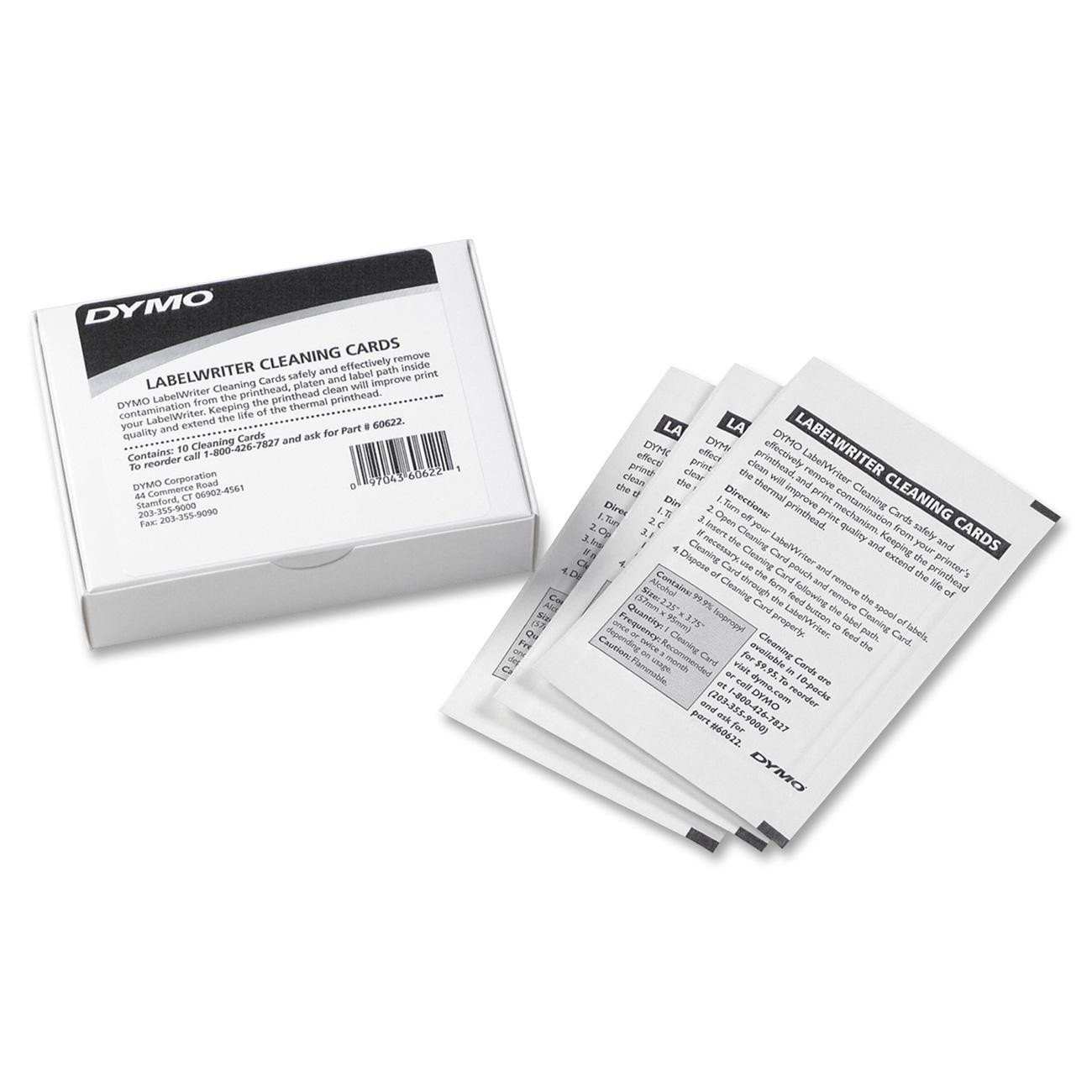 DYMO LabelWriter Cleaning Cards - 10 Pack | Printer Maintenance Kit for DYMO Label Printers | Perfect for Home, Office & Shipping Labels