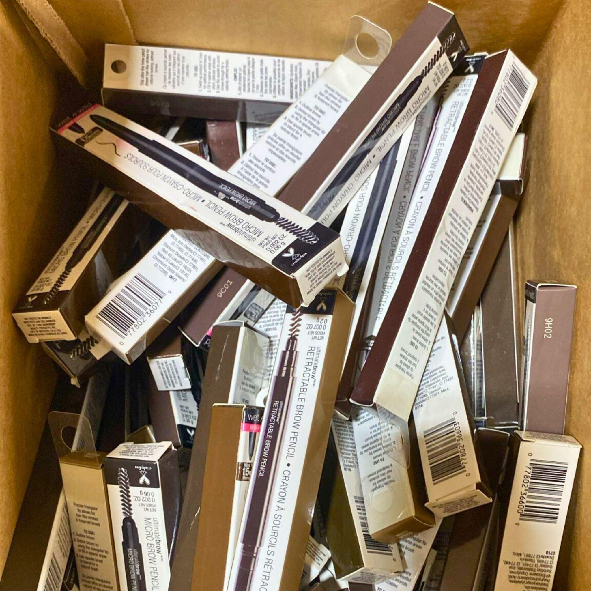 Wet N Wild Ultimate Micro Brow Pencil & Retractable Brow Pencil Set - 85 Piece Assorted Colors for Eyebrow Shaping & Filling - Perfect for Daily Makeup, Salon Use, and Professional Makeup Artists