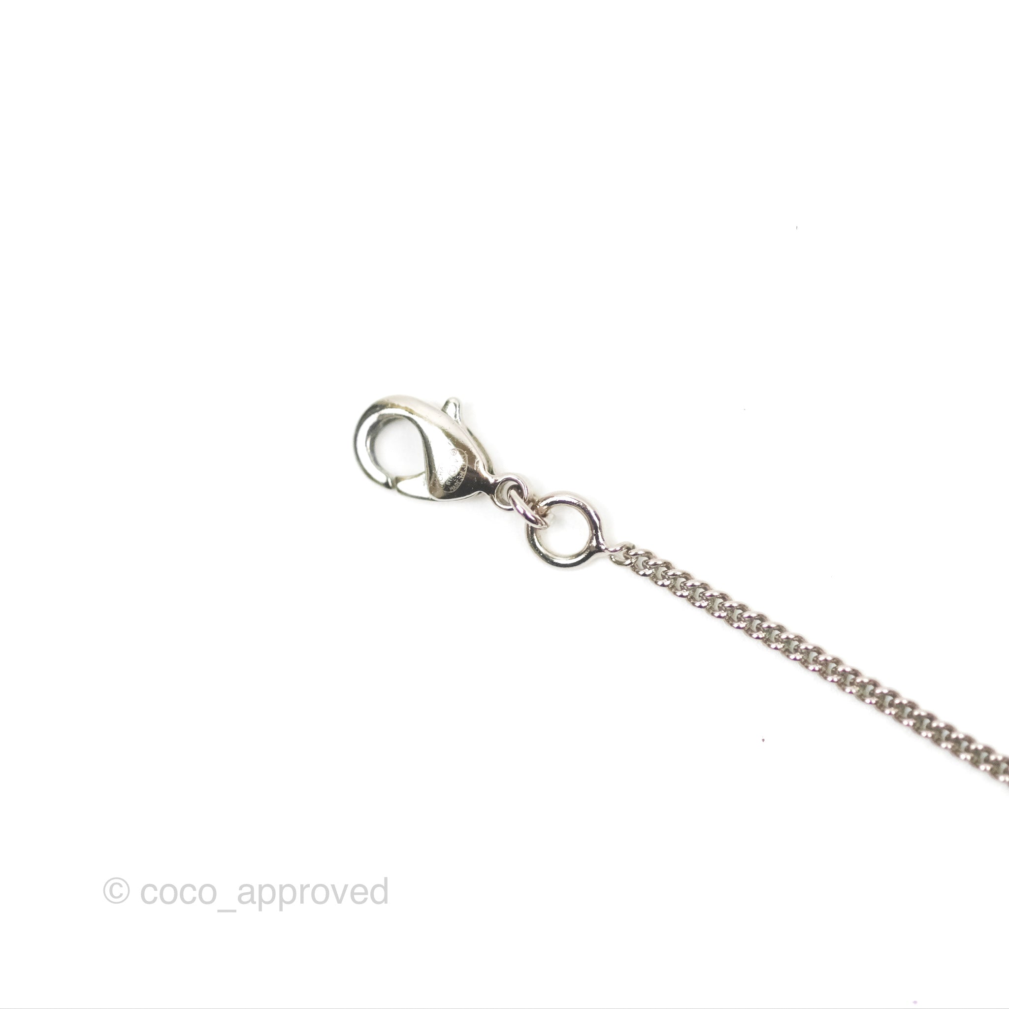 Chanel CC Pearl Necklace - Silver Tone 11V Elegant Fashion Jewelry for Women | Perfect for Parties, Weddings & Special Occasions