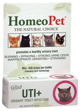 HomeoPet UTI Relief for Cats - Natural Urinary Tract Infection Treatment | Supports Feline Bladder Health & Comfort | Ideal for Multi-Cat Homes & Senior Cats