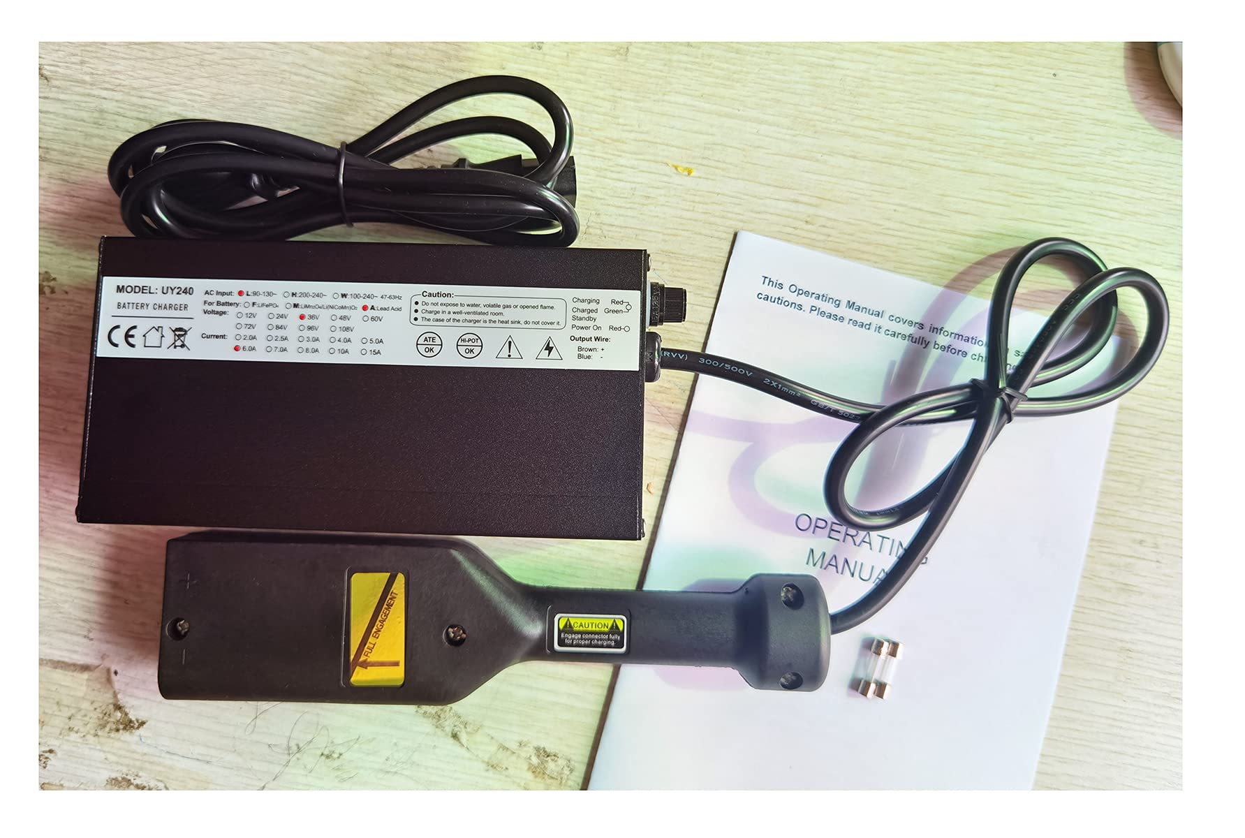 36V 12A EZGO Golf Cart Battery Charger - Fast Charging for EZGO TXT & Medalist Models | Perfect for Home, Golf Course & RV Use