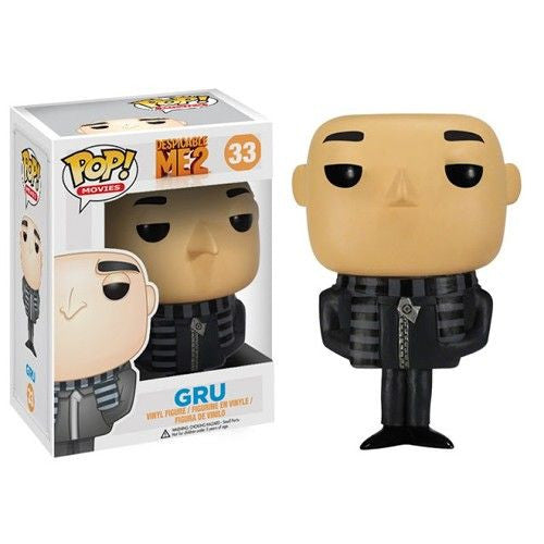 Despicable Me 2 Gru Pop! Vinyl Figure #33 - Collectible Movie Character Toy for Display & Gifts
