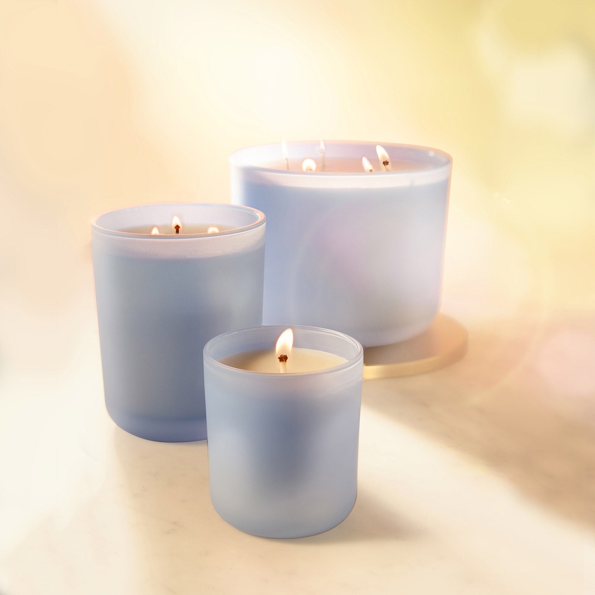 Cloudline 5 Wick Luxury Scented Candle - Long Lasting Aromatherapy Candles for Home, Spa, Yoga & Relaxation - Vanilla Lavender Scent