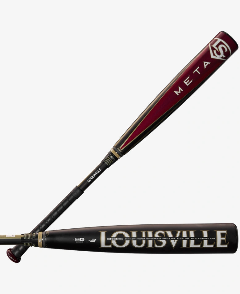 Louisville Slugger 2025 Meta BBCOR (-3) Baseball Bat for High School & College Players - Perfect for Games & Training