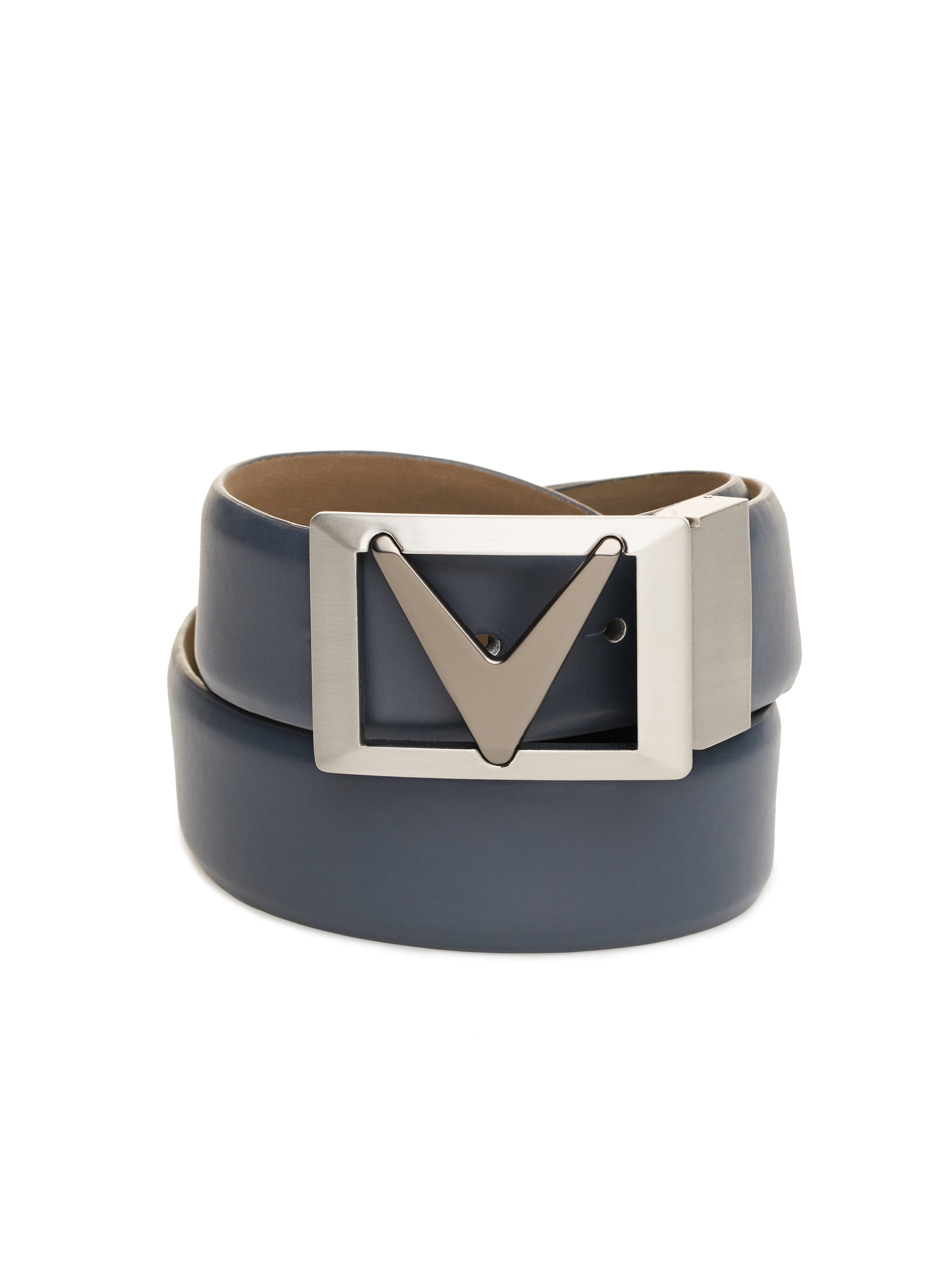 Men's Signature Chevron Belt - Classic Leather Dress Belt for Business & Casual Wear | Adjustable Waistband for Comfort | Perfect for Office, Wedding & Everyday Style