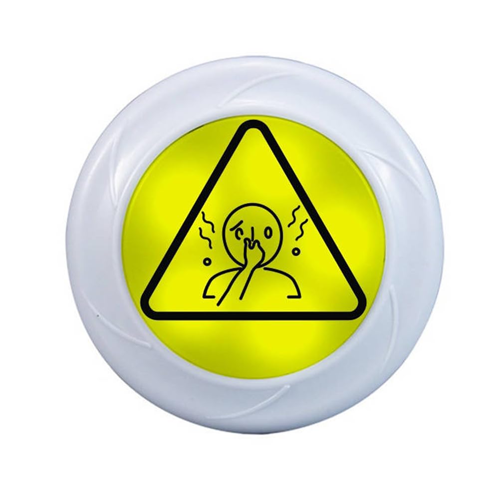 Hotz StinkAlert Bathroom Light & Toilet Timer - Funny Gag Gift for Men, Unique Dad Birthday Present & White Elephant Gift (Includes Batteries) - Perfect for Bathroom Humor & Practical Jokes