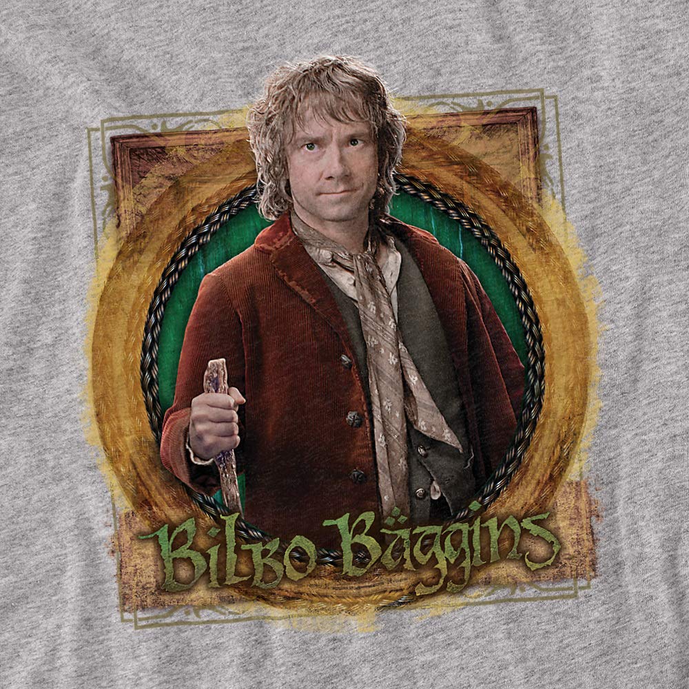 The Hobbit Mr. Baggins Graphic T-Shirt - Unisex Adult Tee for Men & Women | Fantasy Book Lover Gift, Casual Wear & Cosplay