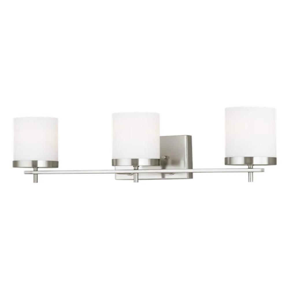 Huntington 3-Light Bathroom Vanity Light Fixture - Modern LED Vanity Lighting for Bathroom, Dressing Room & Makeup Area