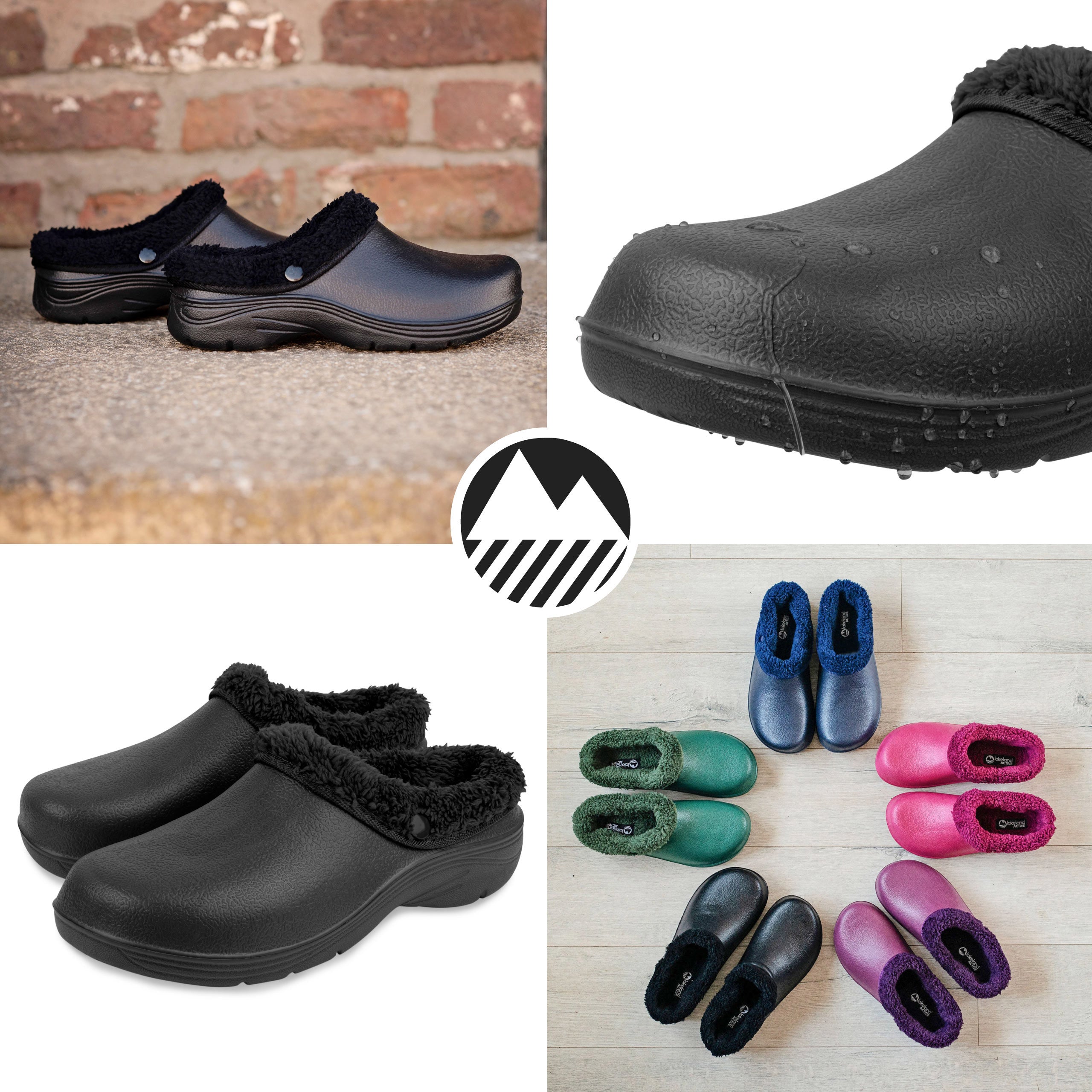 Women's Thermal Fleece Lined Garden Clogs - Warm Slip-Resistant Outdoor Shoes for Winter Gardening, Yard Work & Home Use