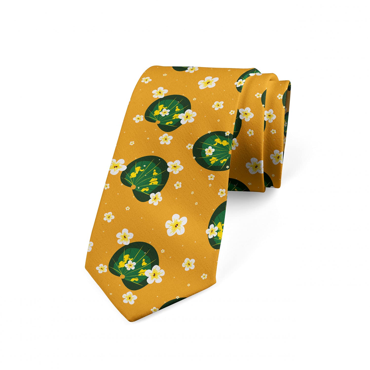 Ambesonne Silk Necktie for Men - 3.7