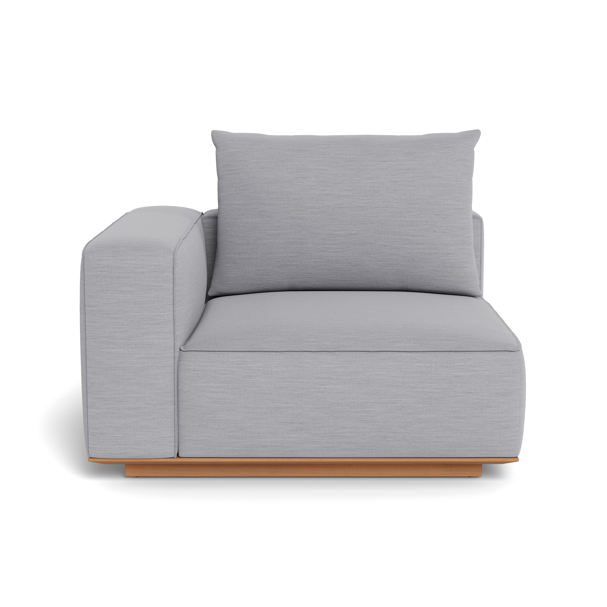 Santorini Outdoor Corner Left Sectional Sofa Set - Waterproof Wicker Patio Furniture for Garden, Poolside, Backyard & Balcony - Comfortable All-Weather Lounge Seating