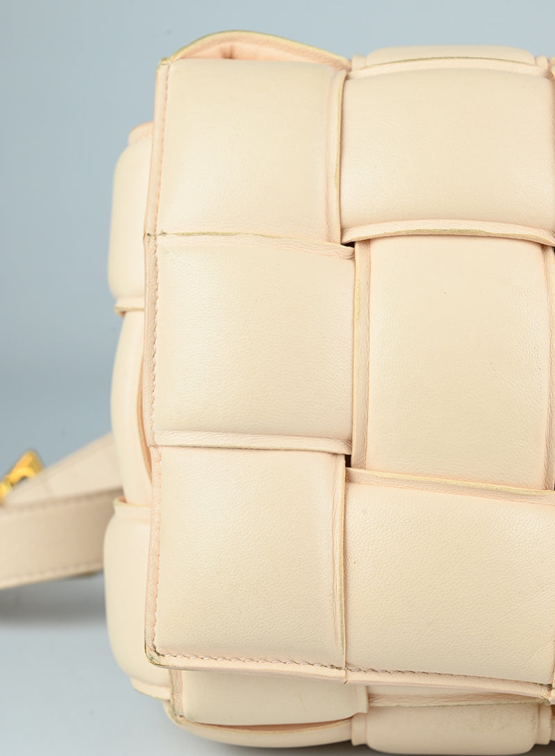Bottega Veneta Padded Cassette Bag in Pink - Luxury Crossbody Shoulder Bag for Women | Perfect for Date Night, Office & Travel Accessories