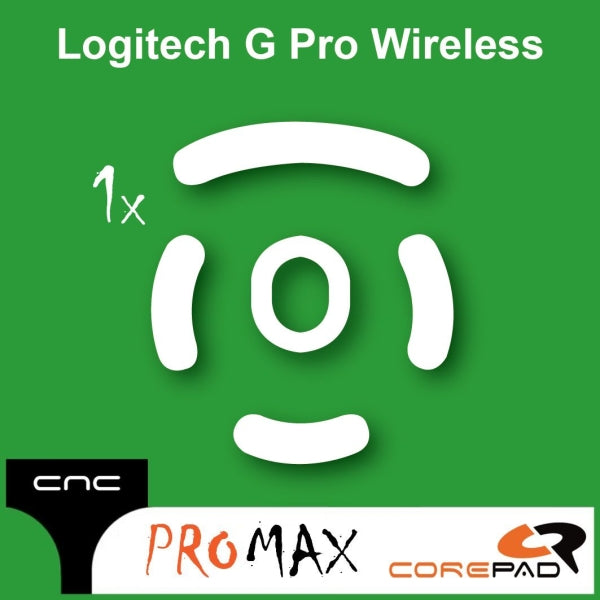 Corepad PRO MAX Skatez Mouse Feet for Logitech G Pro Wireless (GPW) - Ultra Smooth Gliding, Enhanced Precision - Perfect for Gaming, Esports & Professional Use