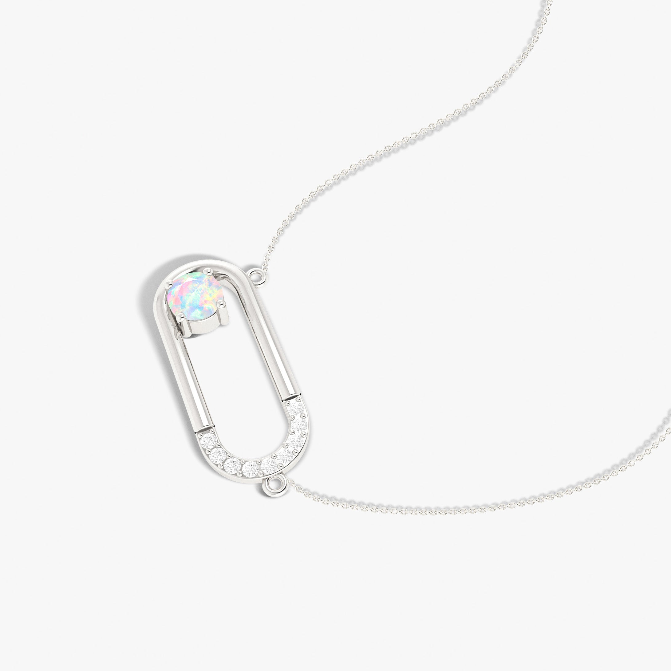 Black Fire Round Ethiopian Opal Pendant Necklace – Elegant Handmade Jewelry for Women, Perfect for Weddings, Parties & Gifts