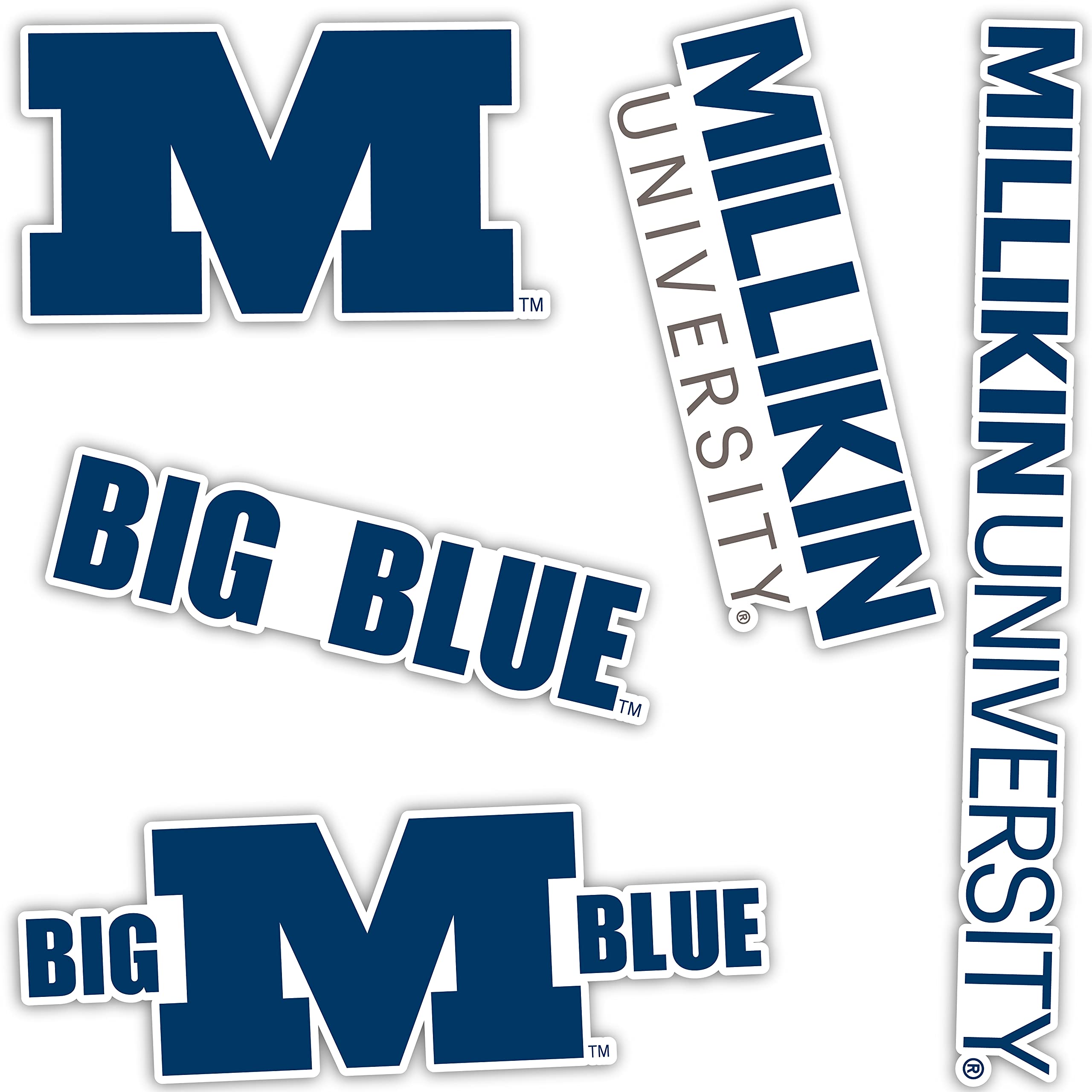 Desert Cactus Millikin University Sticker - MU Big Blue Vinyl Decals for Laptop, Water Bottle, Car & Scrapbook - Premium T2 Vinyl Stickers for College Pride, Dorm Decor & School Spirit | Perfect for Students, Alumni & Fans