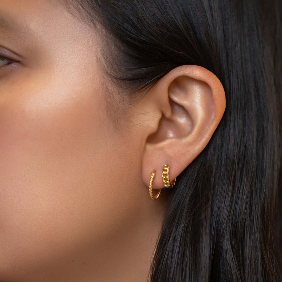 Twisted Rope Hoop Earrings for Women - Boho Chic Dangle Statement Jewelry - Perfect for Parties, Weddings & Everyday Wear