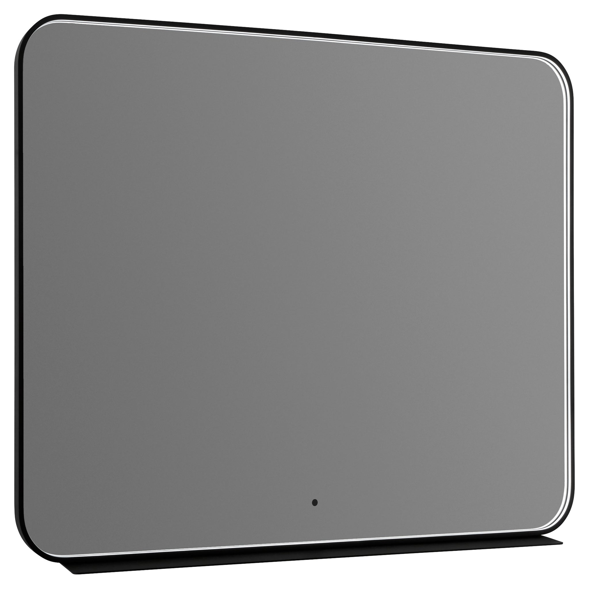 Oxygen Avior 3 0103 15 36x36 Inch LED Bathroom Mirror with Adjustable Lighting - Black - Perfect for Vanity, Makeup & Modern Bathroom Decor