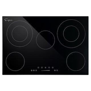 Empava 30-Inch 5-Burner Black Electric Radiant Cooktop - 30REC13 - Perfect for Modern Kitchens, Home Cooking & Entertaining