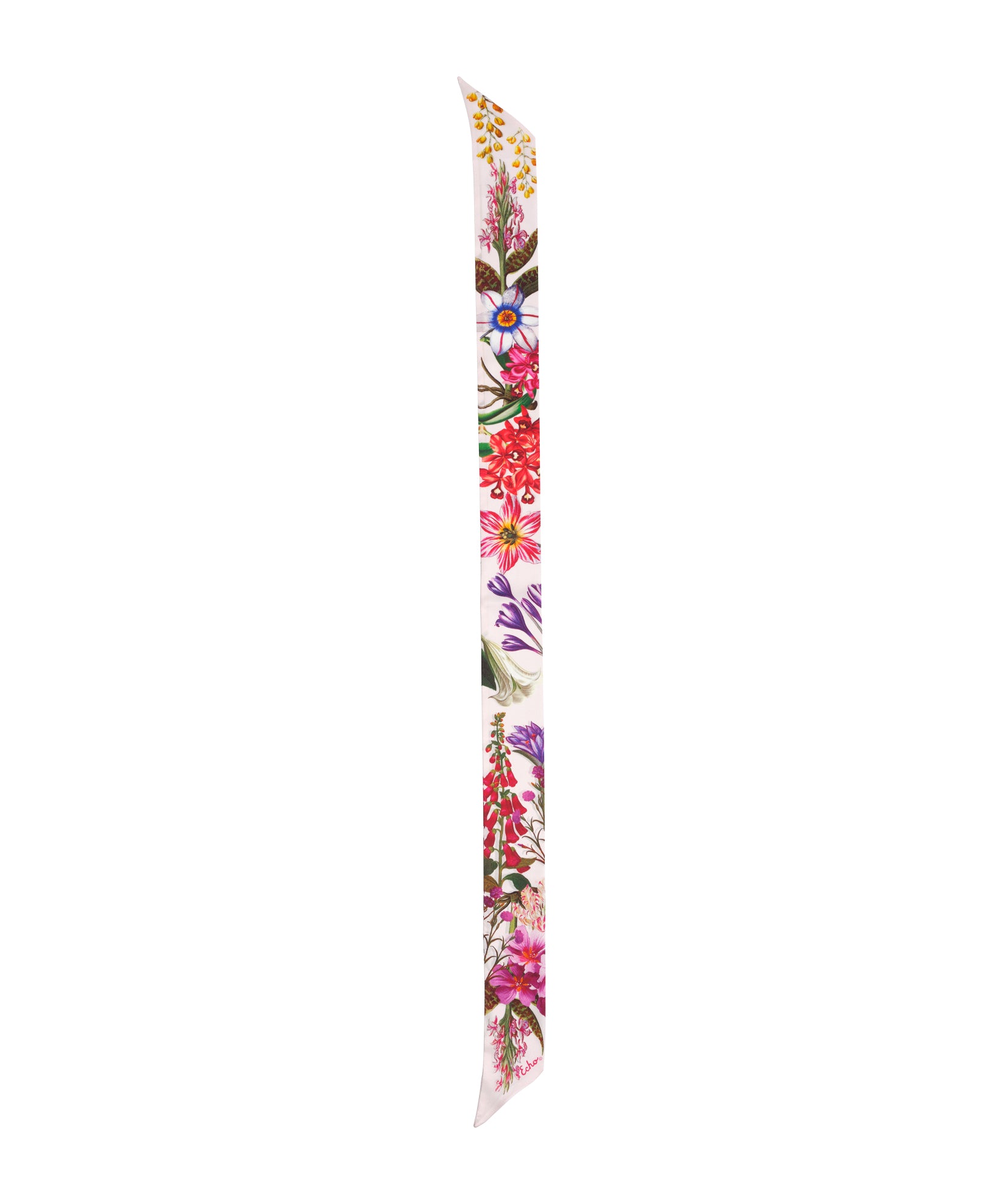 Botanica Silk Ribbon Scarf for Women - Elegant Fashion Accessory for Parties, Weddings & Special Occasions - Lightweight & Soft Luxury Scarf