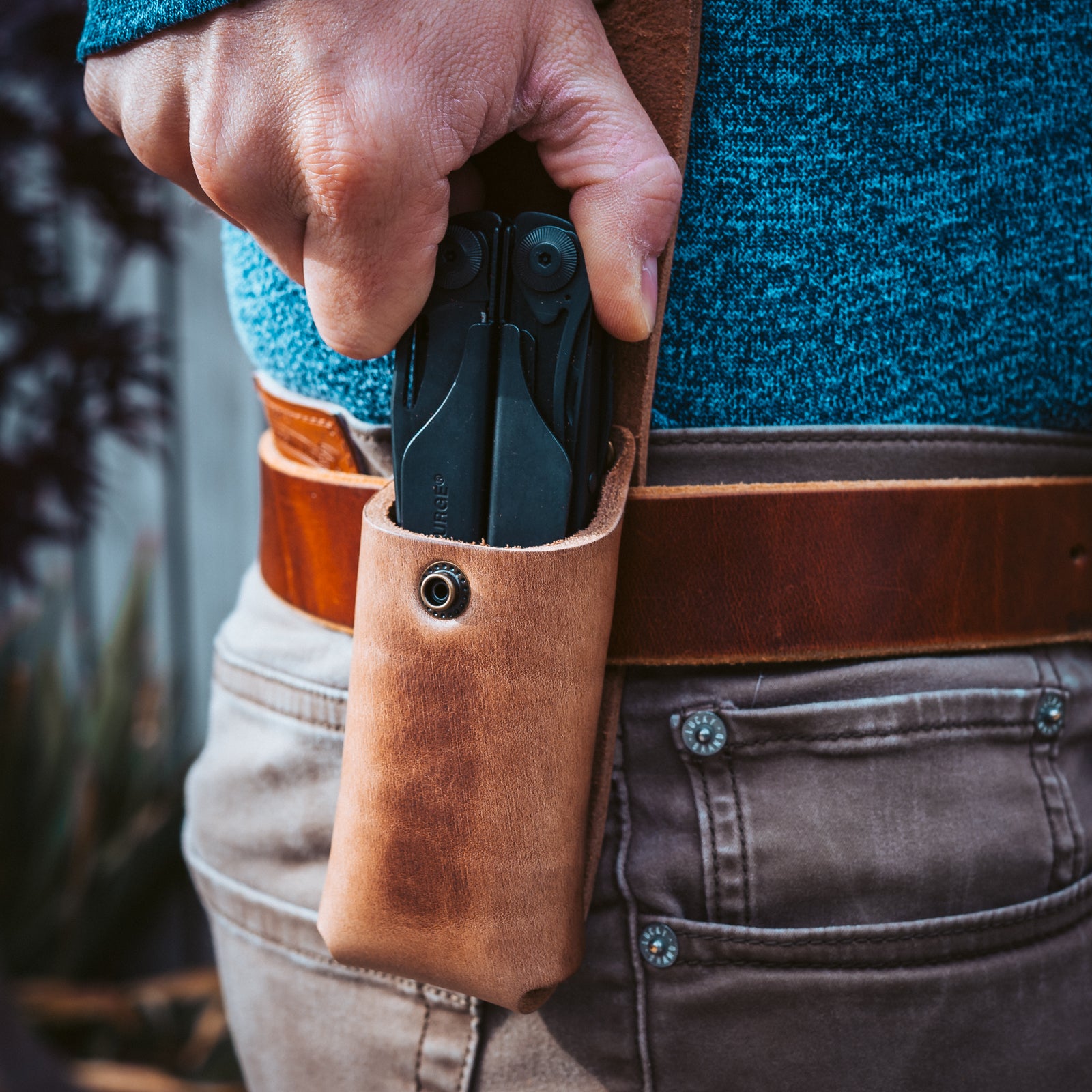 Leatherman Multitool Sheath - Durable Nylon Belt Holster for Leatherman Multi-Tools | Perfect for Camping, Hiking, Outdoor Adventures & Everyday Carry (EDC)